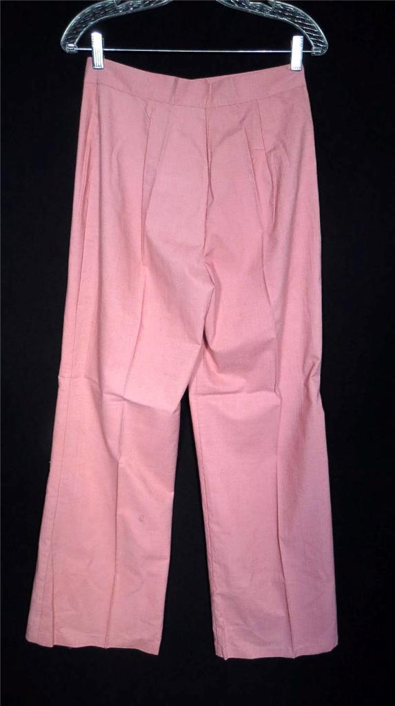VERY RARE VINTAGE 1970’S „DEADSTOCK” NEVER WORN PINK FLORAL COTTON OUTFIT SIZE 8