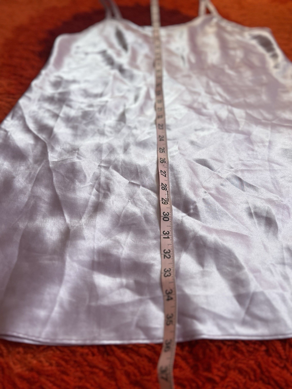 Vtg Gilligan & O’Malley Glossy Satin Nightgown Slip Dress XL Plus Lilac Purple