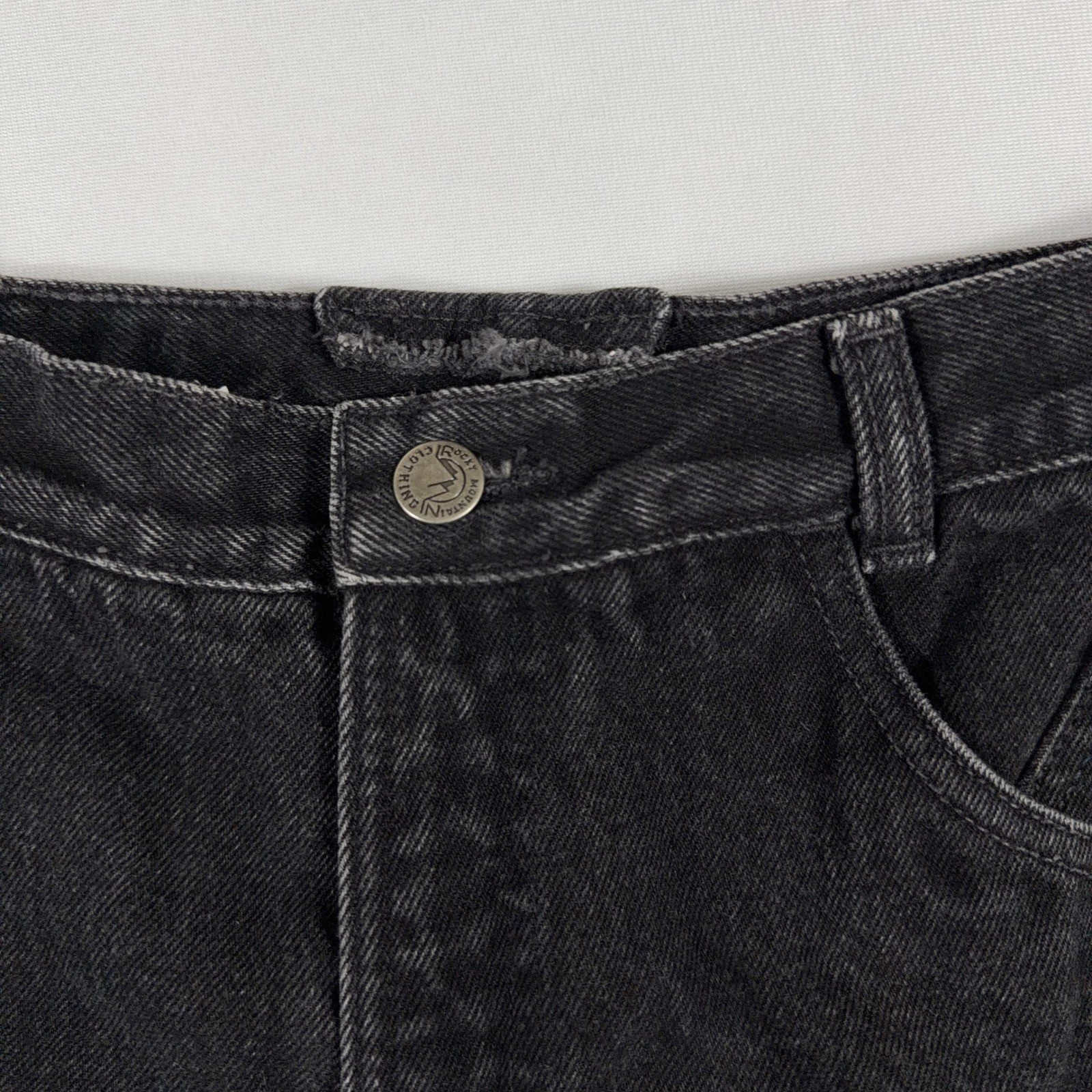 Rocky Mountain Vintage High Waisted Western Black Denim Jeans Size 13/14 USA