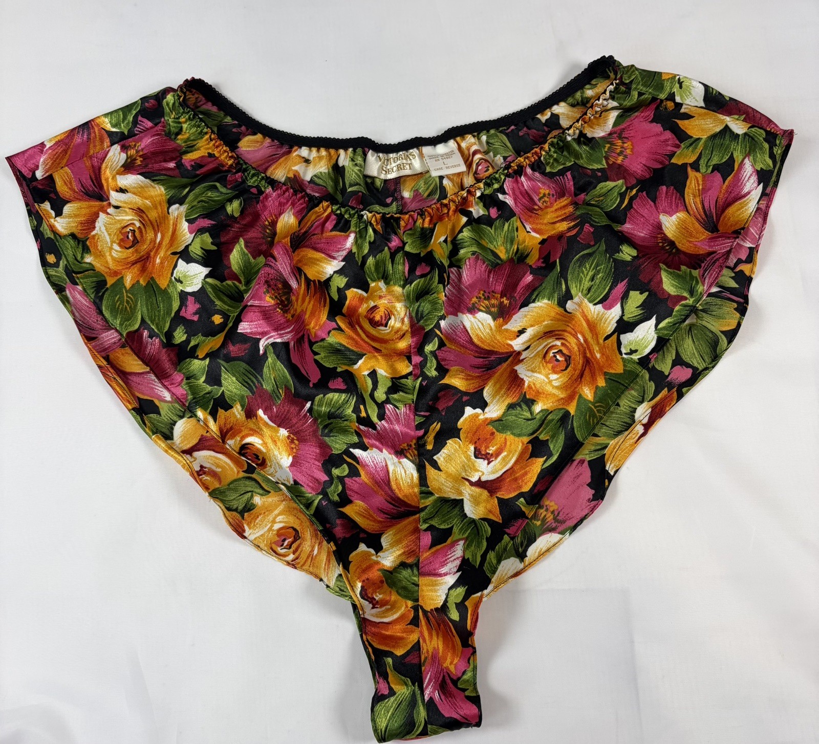 Vintage Gold Label Victoria’s Secret Lingerie Floral Shorts Women’s Size Large