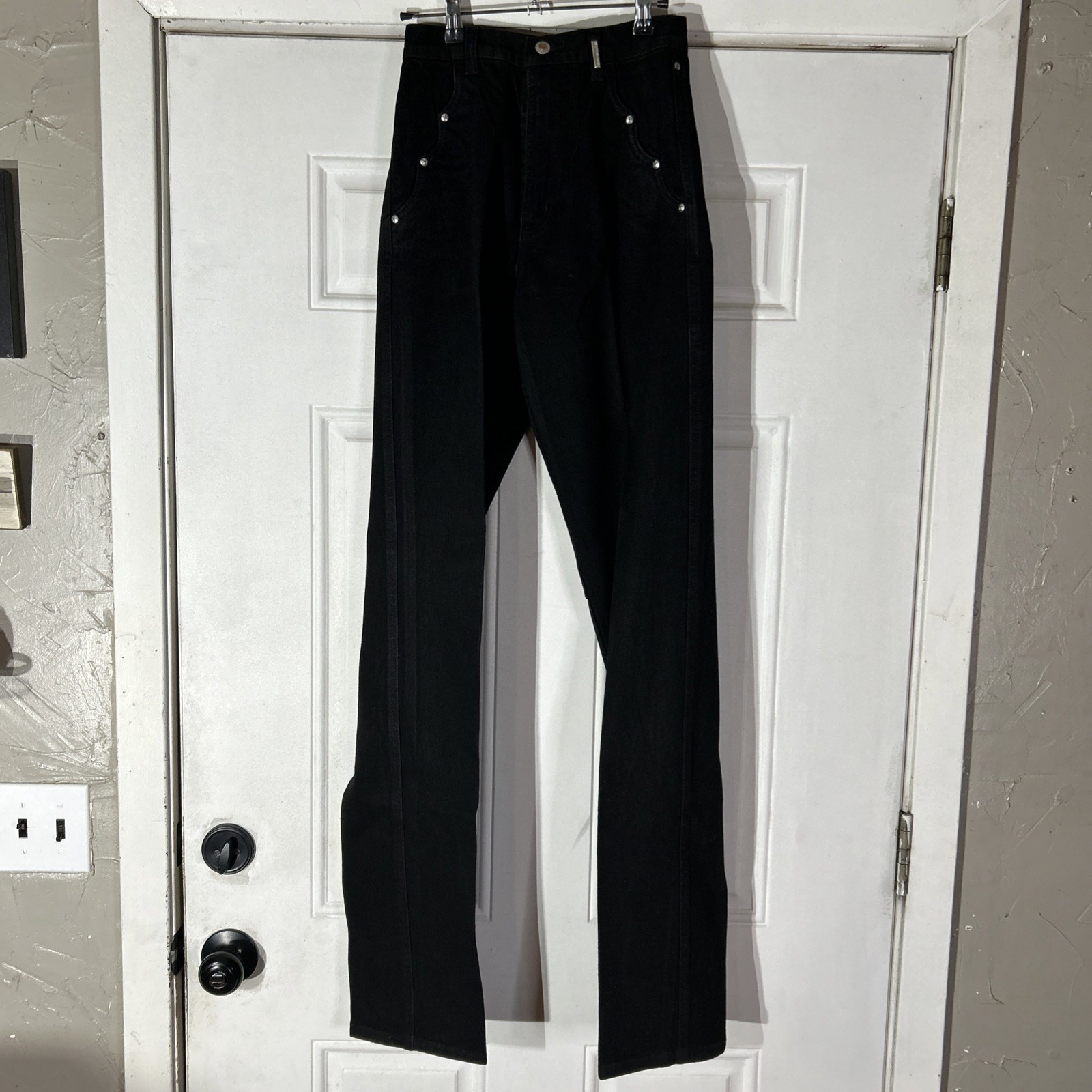 Vtg 80s Rockies Rocky Mountain Black Bareback High Waist Western Jeans USA