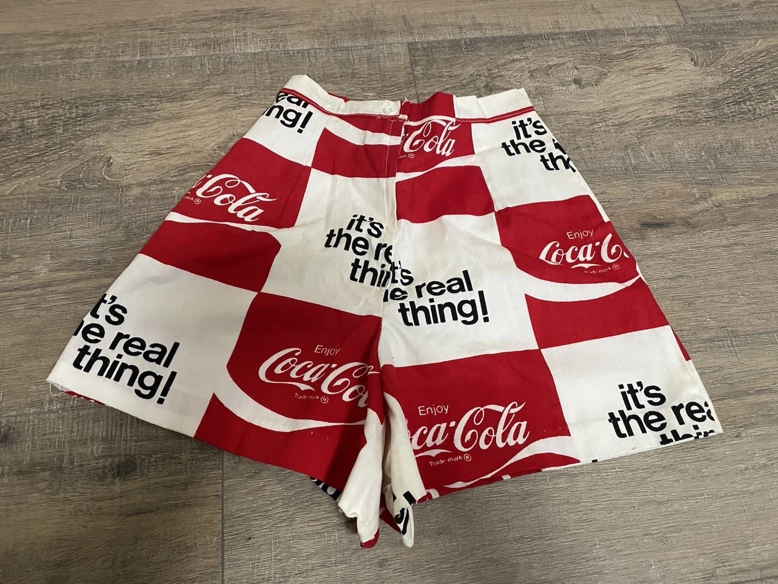Vintage Coke Short Shorts Coca Cola Red & White – READ