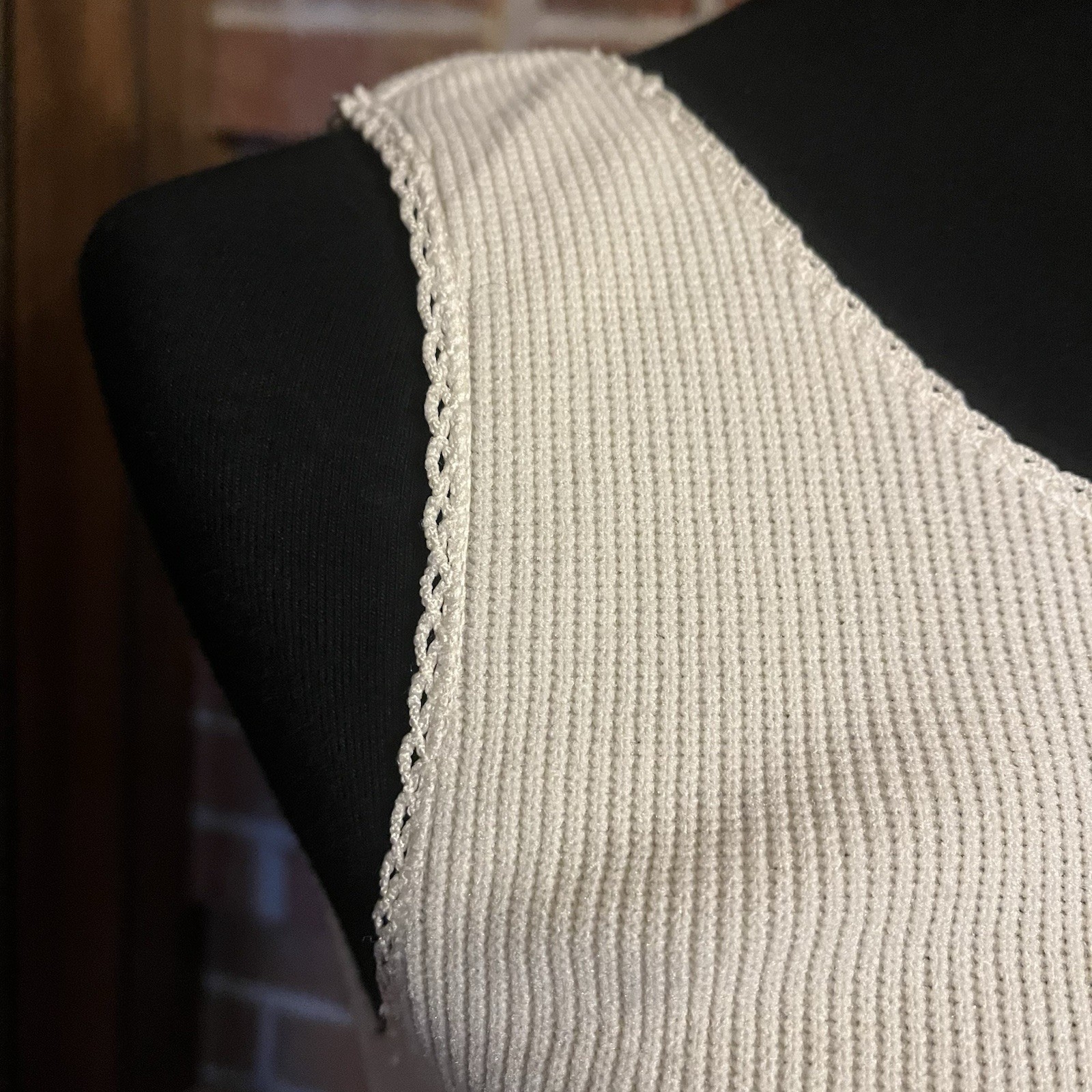 Vintage 70’s Designers Originals Women S Action Knit Antron Nylon Tank Top USA