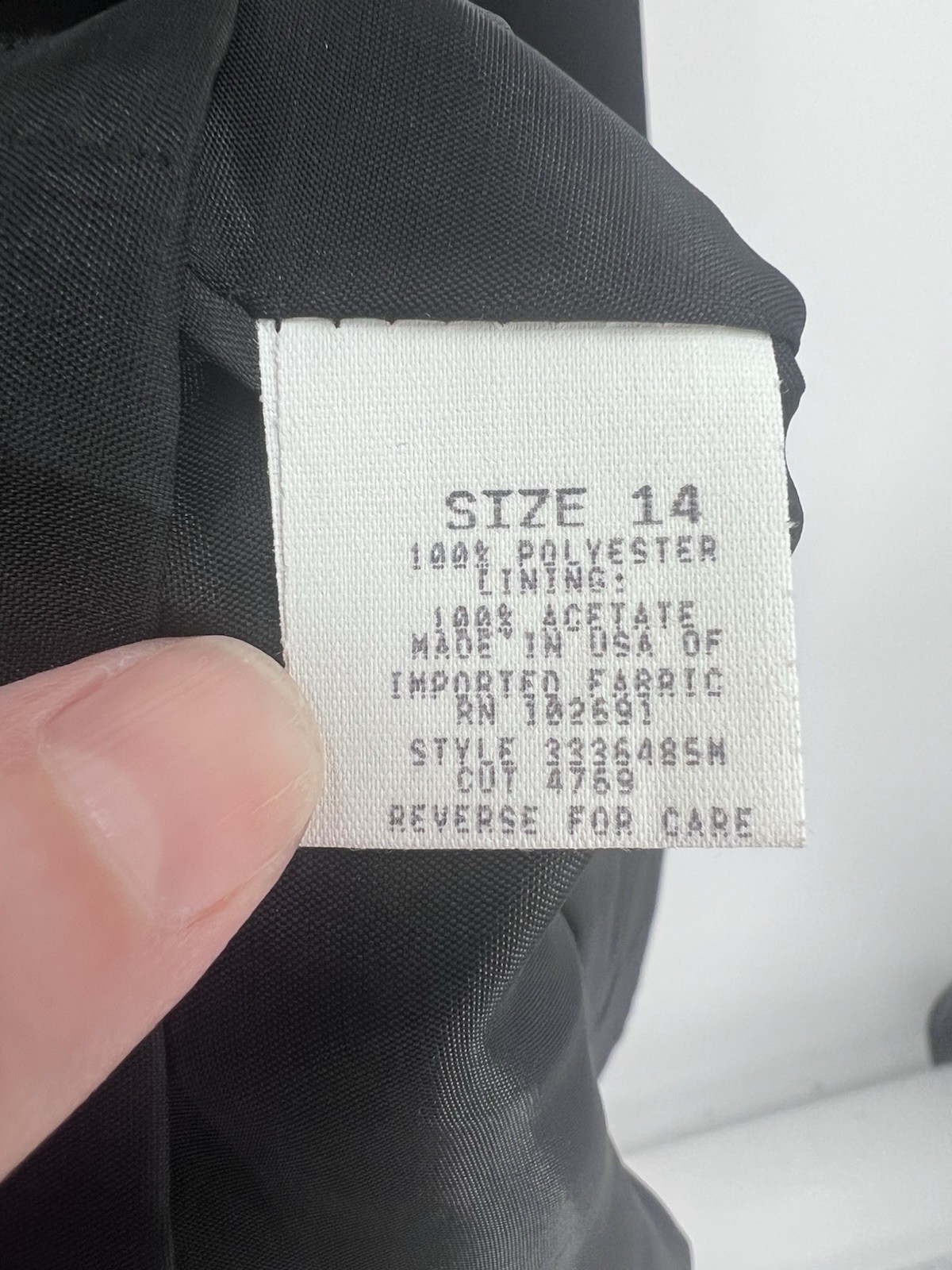 Vintage 90s Donna Ricco Black Shift Dress Rhinestone Buckle Detail Size 14 LBD