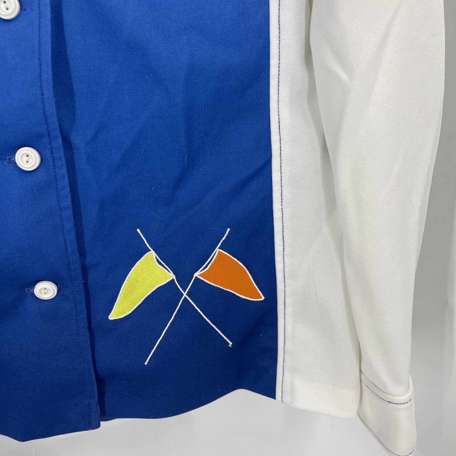 VTG Novelty Sailing Yacht Polyester Shirt Hombre Cruise Deck Boating Nautical