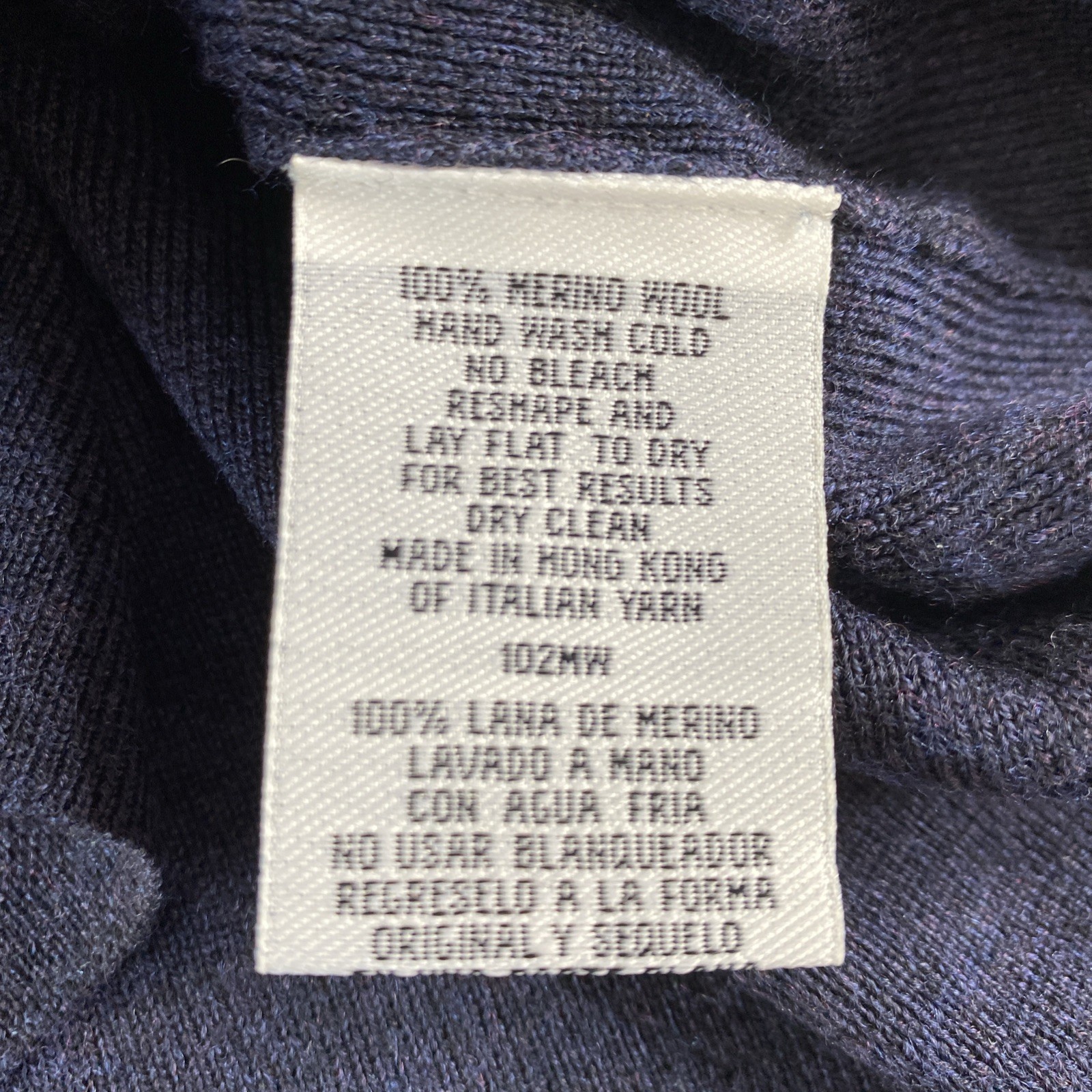 Vtg Eileen Fisher Navy Tank & Skirt Set 2 Piece Sz Med 100% Merino Wool Minimal