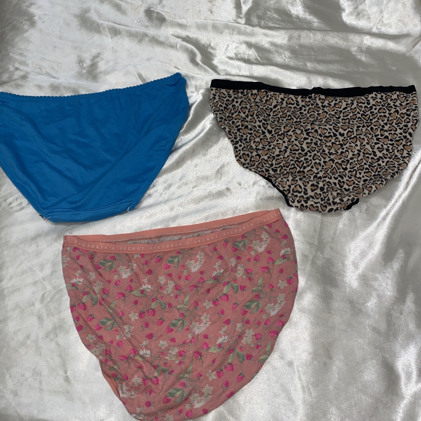 Vintage mix lote/3 PINk/ Victoria’S Secrets PANTIES#9217