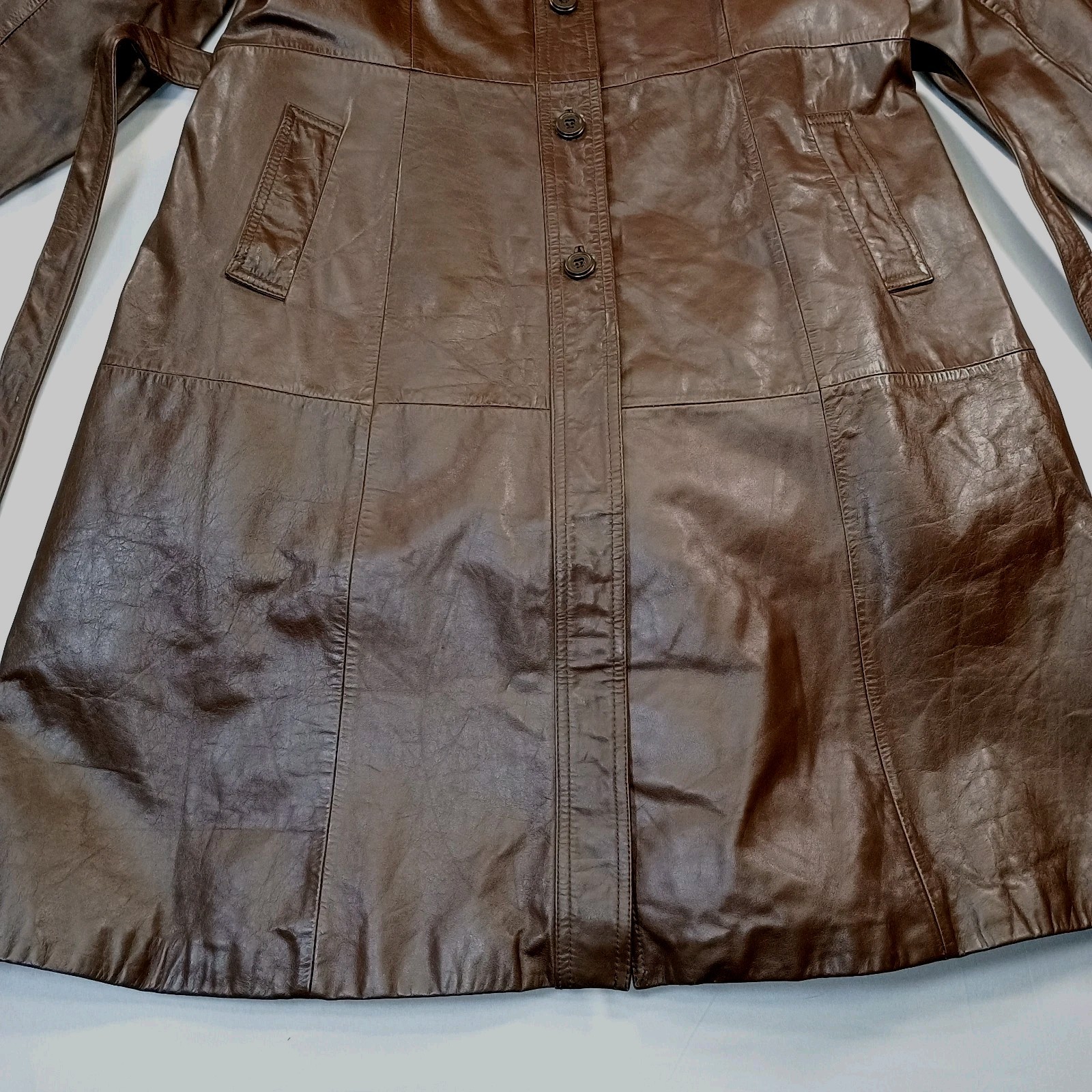Montgomery Ward The Tannery VTG Women’s 100% Genuine Leather Jacket Size 18 1/2