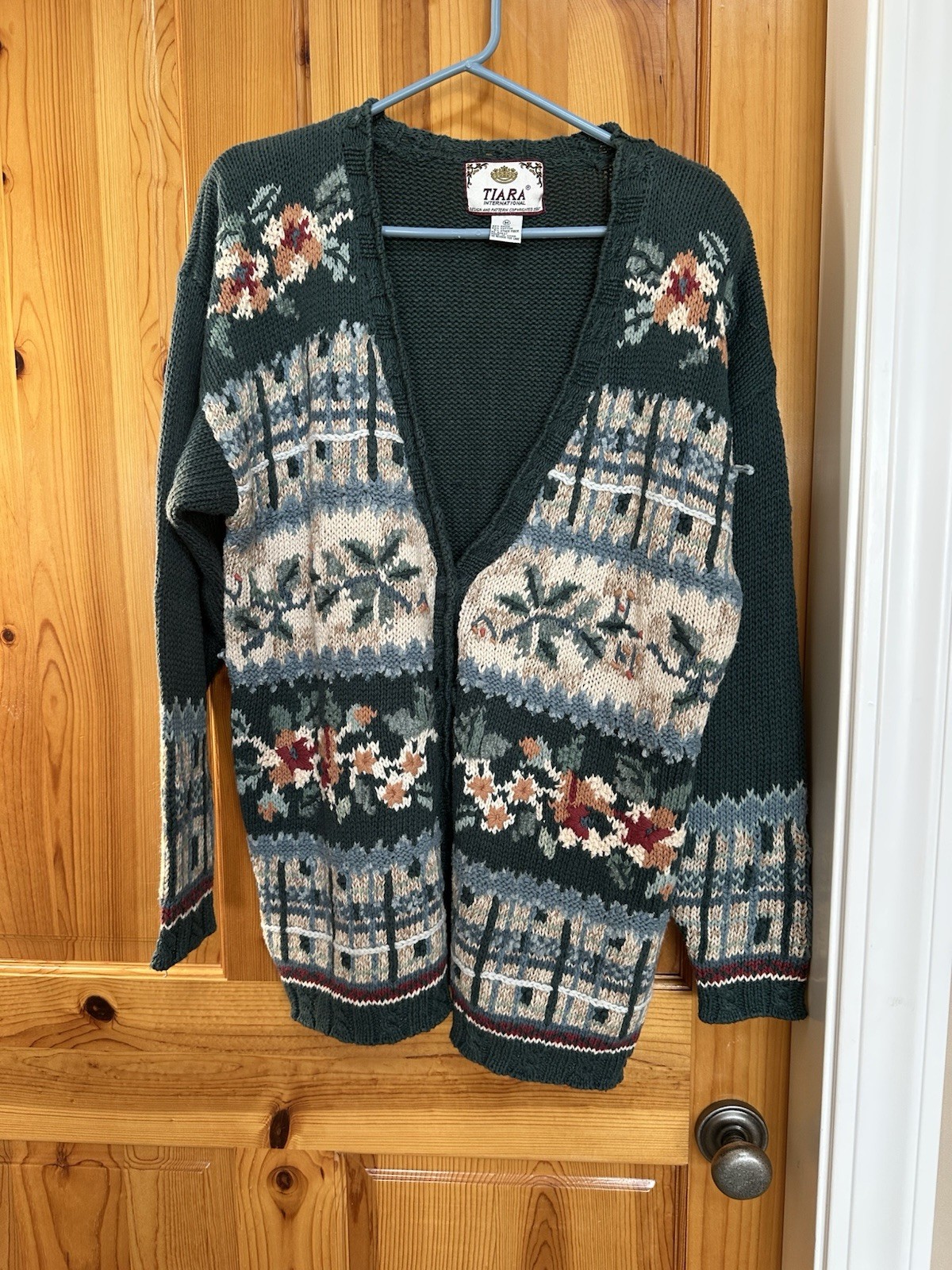 Lot Of 10 Woman’s Vintage Sweaters Some Hand Knitted Cardigans And Pullovers