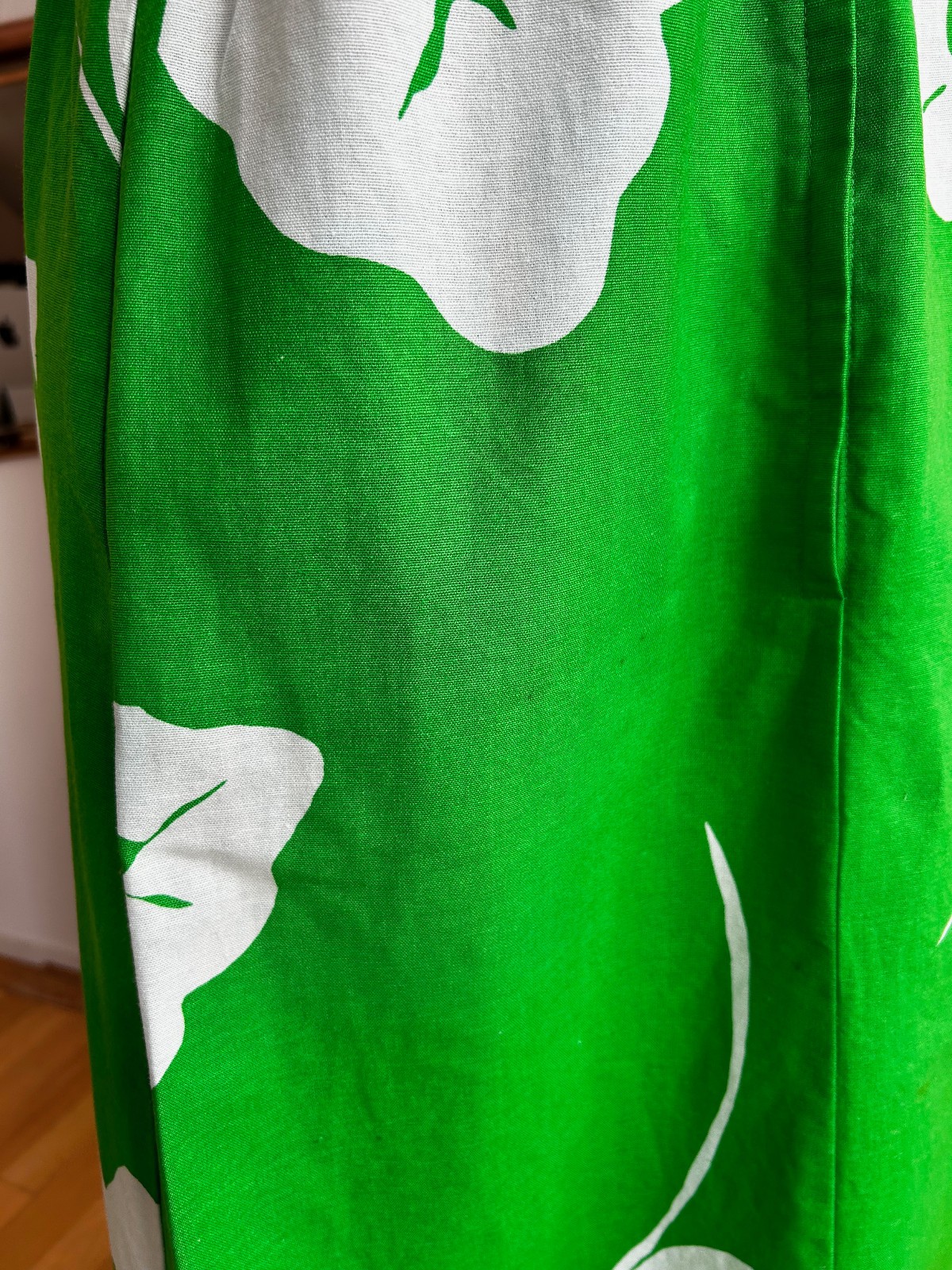 Vintage 1960s 70s MALIA of Honolulu Hawaii Mod Preppy Maxi Halter Dress sz XS S