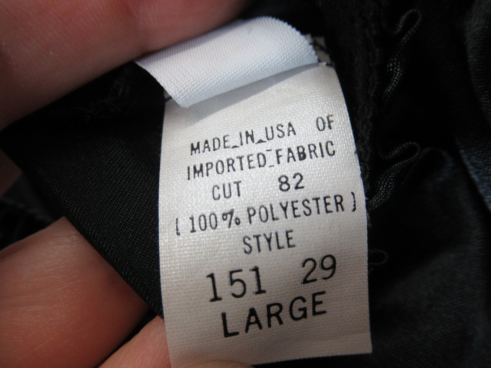 Vintage Farr West Shiny Liquid Satin Half Slip Women Large Black Side Slit