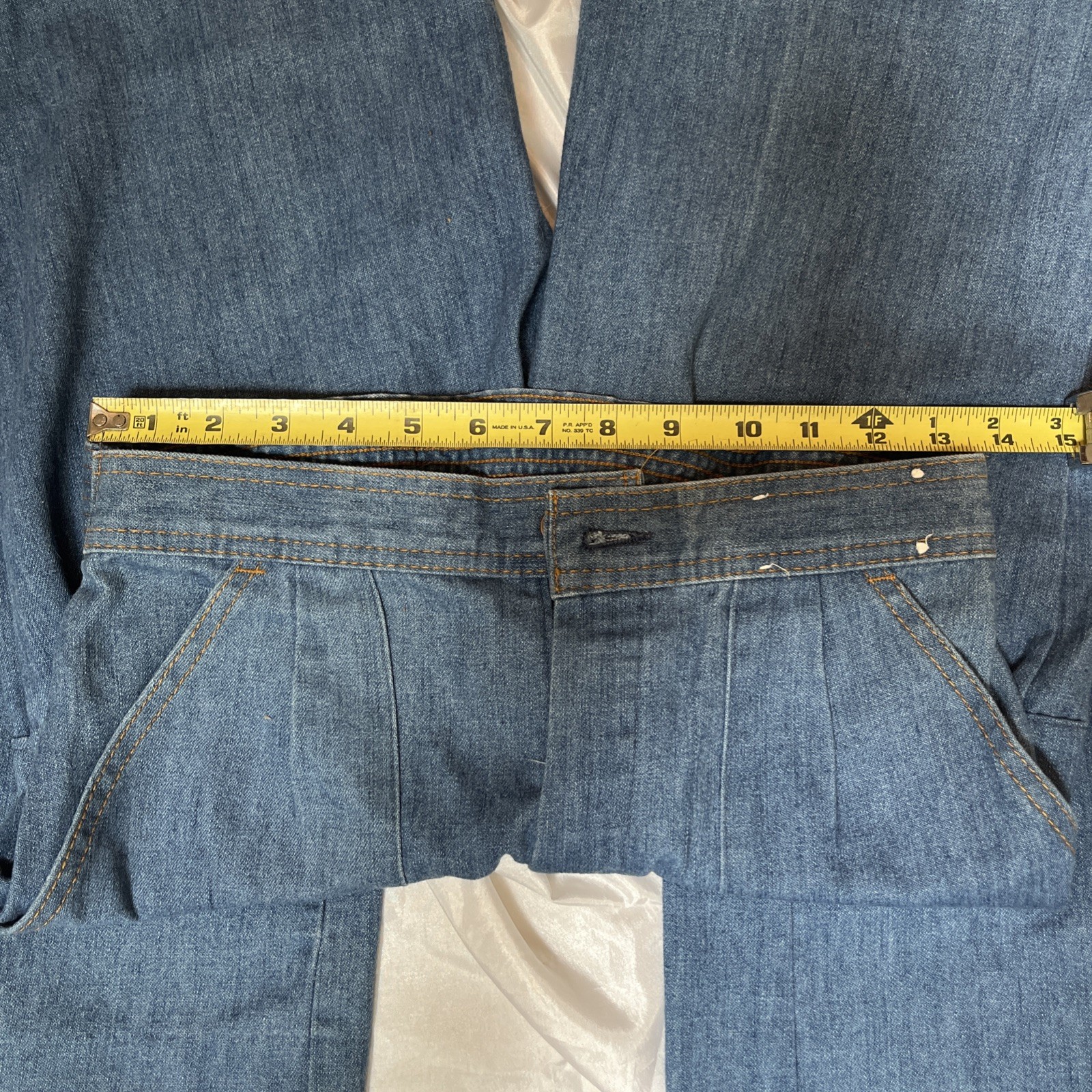 Vintage Levi’s Wide Leg Flare 60s 70s Talon Zip Orange Tab Denim Jeans