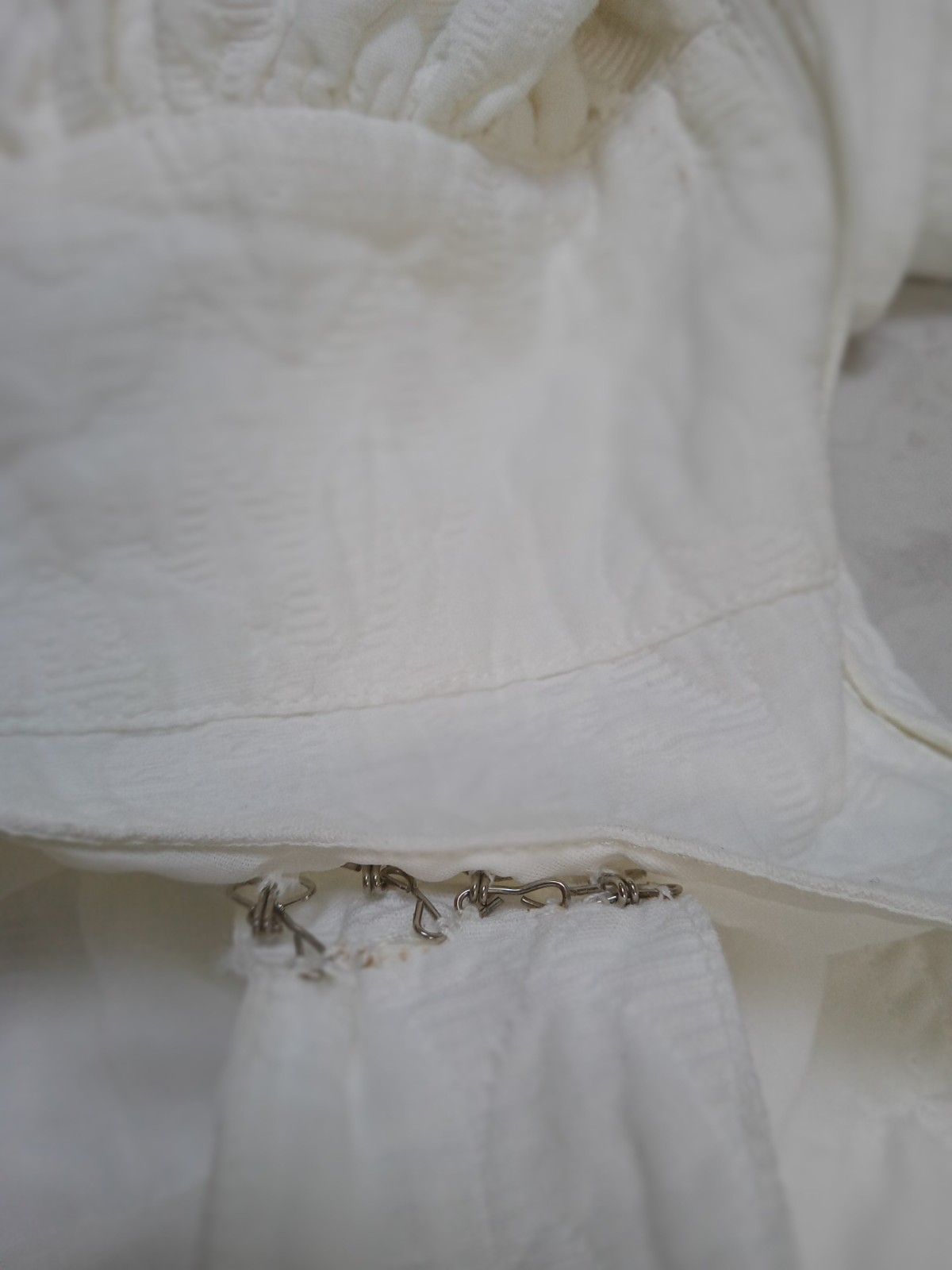 VTG Sonia Rykiel White Cotton Elegant Dress Excellent Condition