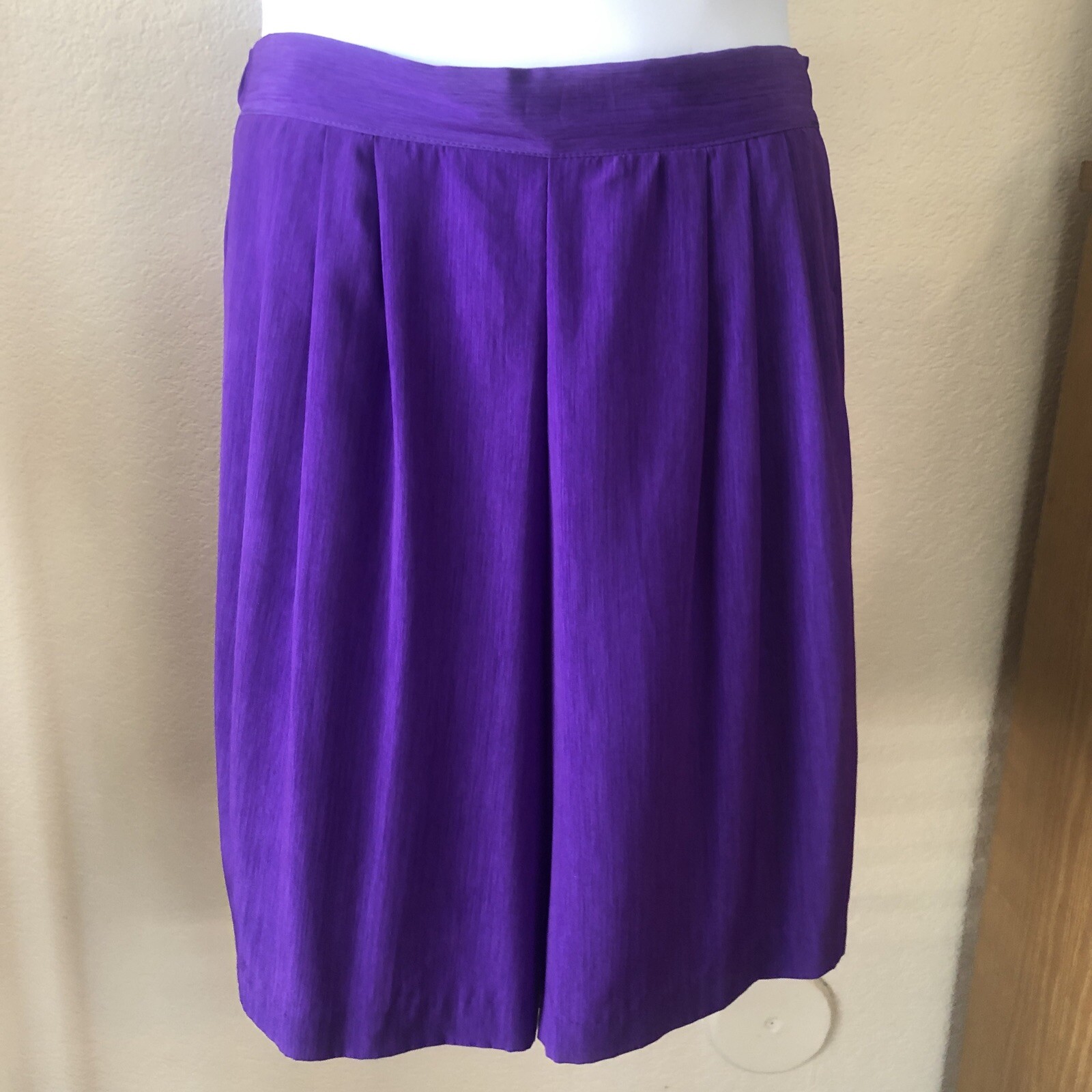 Vintage ROMAN’S Purple Bermuda and Blouse Set 1980-1990 Size A4 & G8 (Medium)