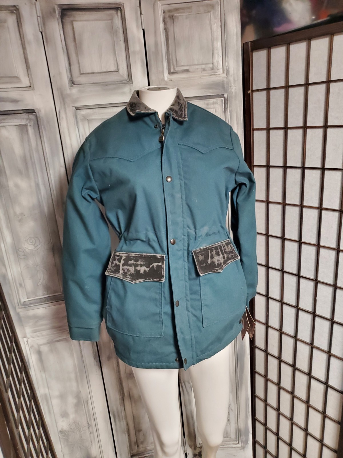 Vtg 90s Walls Western Barn Chore Coat Jacket Blanket Lined Women S Gorpcore NWT