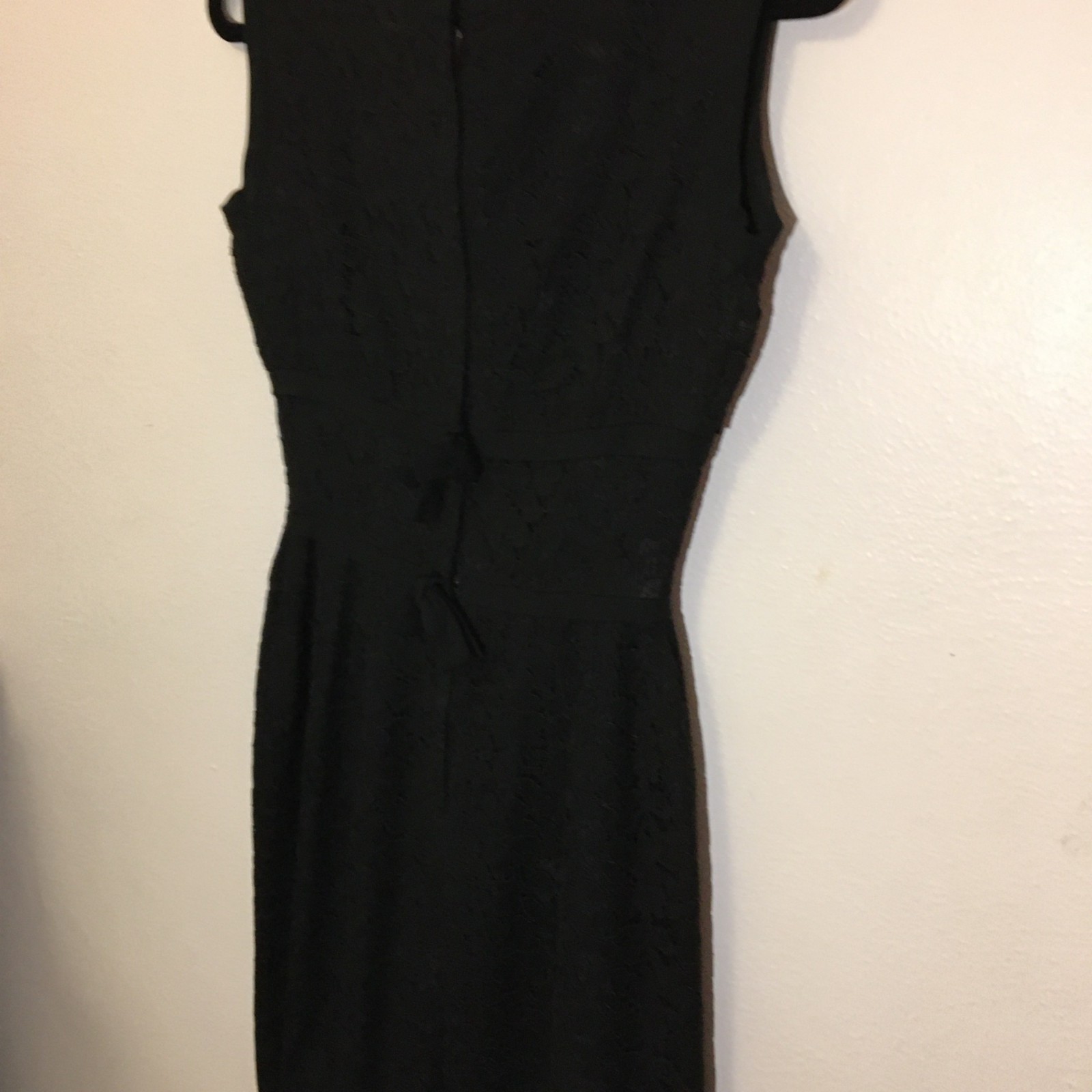 Vintage 50s 60s Black Wiggle Dress Party Cocktail Christmas LBD MCM Bombshell (I