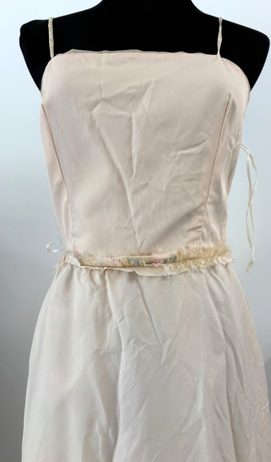 Vintage Floral Maxi Sheer Dress size 11/12