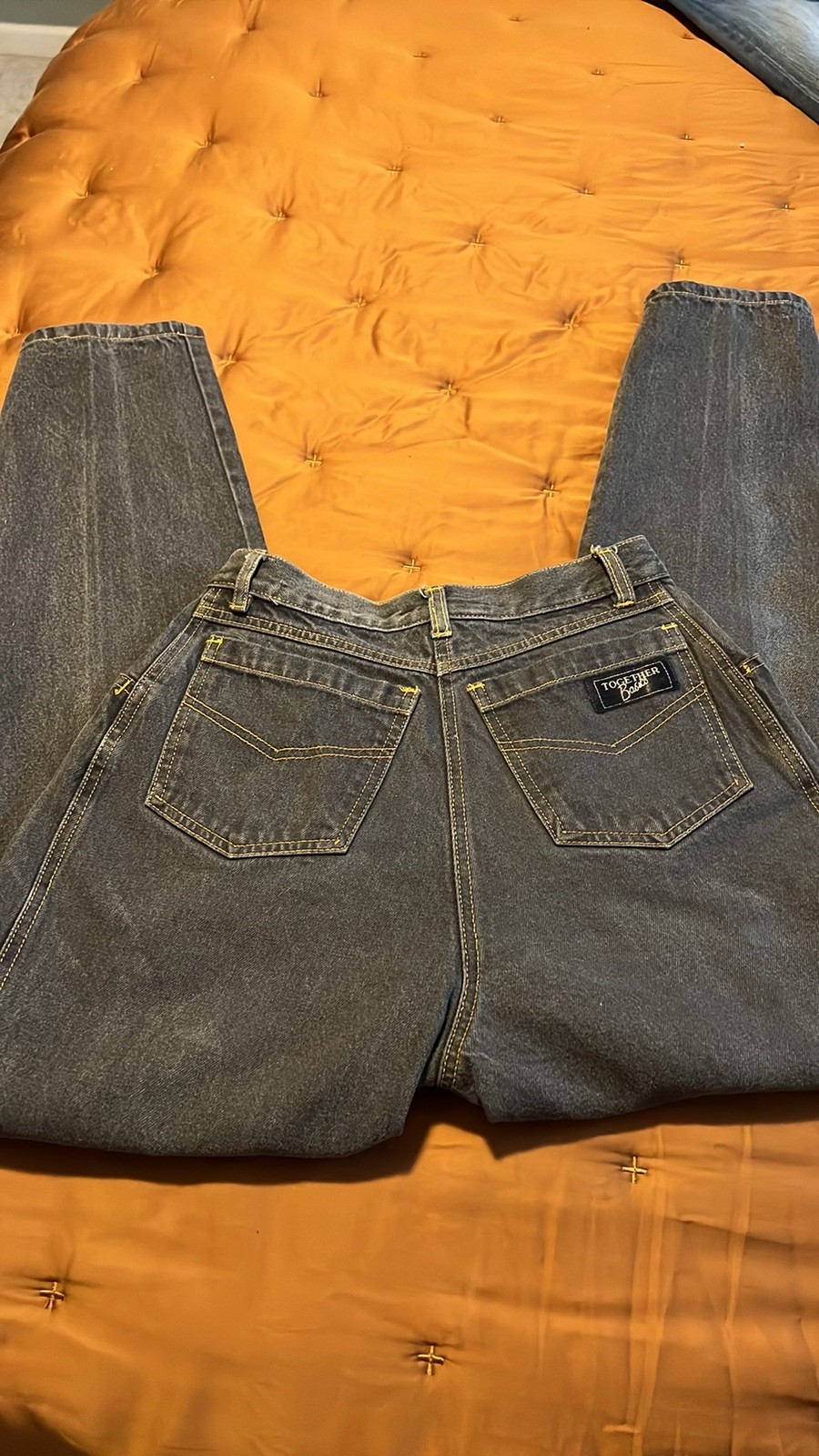 VTG 1990s Together! Mom Jeans size 6 / 26 x 29 Embroidered