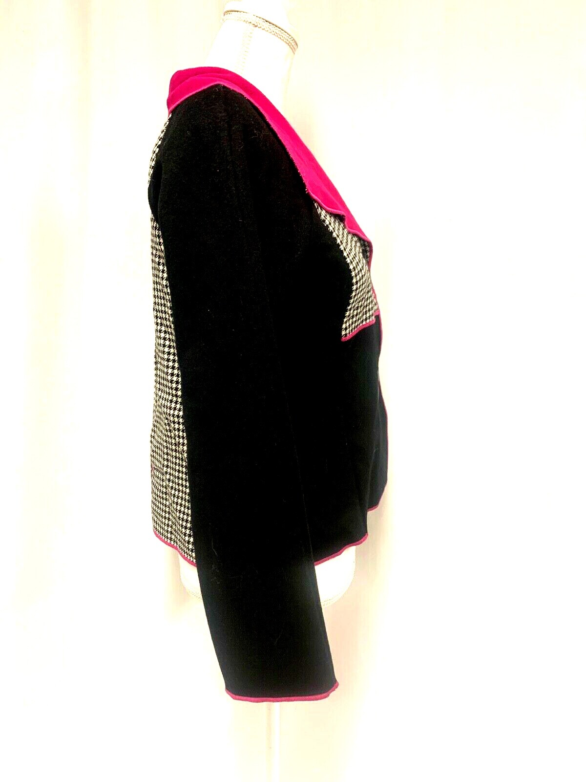 Marylou Ozbolt Storer NEW VTG Fiberarts Wool Jacket XXS Art to Wear 36 bust