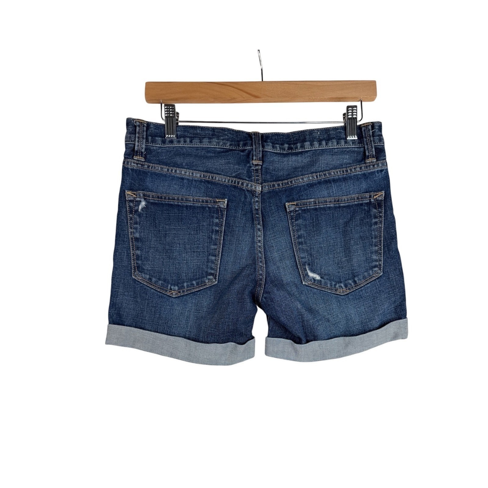 Gap 1969 Sexy Boyfriend Denim Shorts size 25 Blue