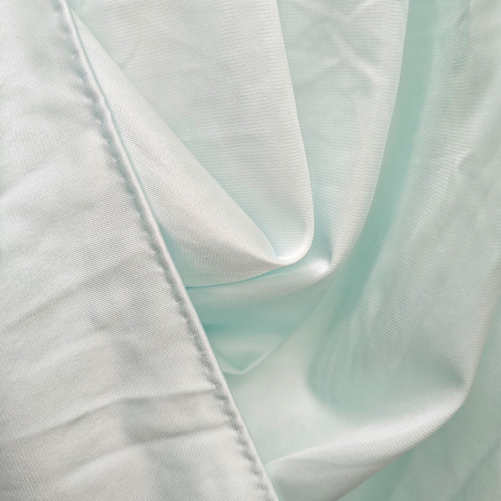 VTG Lorraine Nightgown MD Mint Seafoam Peach Color Block Sleeveless Nylon Sheer