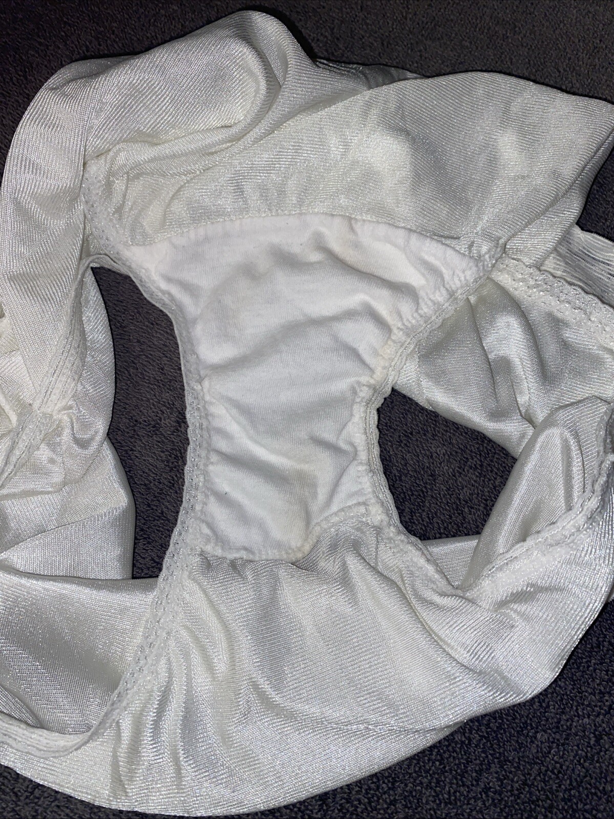 Vintage White Granny Panties~TR Bentley~Girdle~sissy Nylon Underwear~panty Sz 8