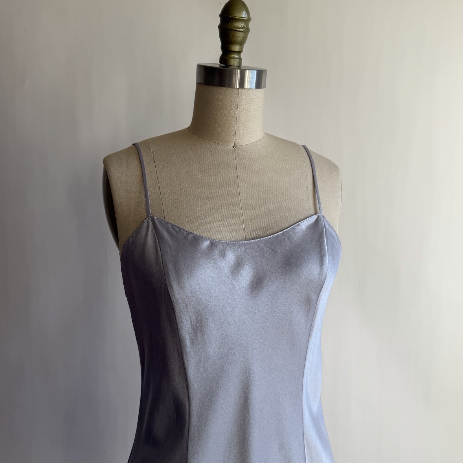 Vintage 1999 Victoria’s Secret Silk Slip Dress Lilac Grey Size S