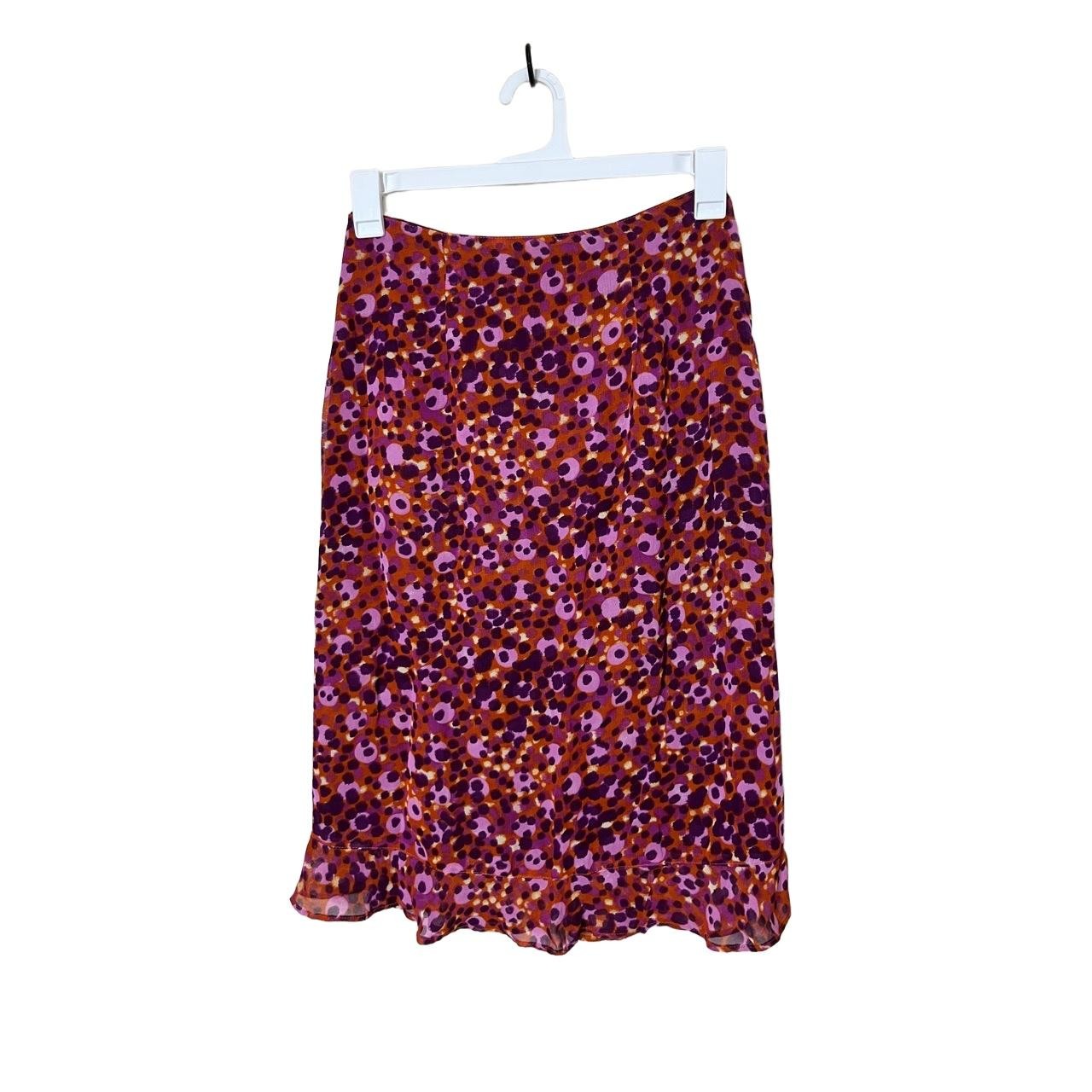 Carol Anderson Collection Vintage Knee Length Floral skirt Size 4