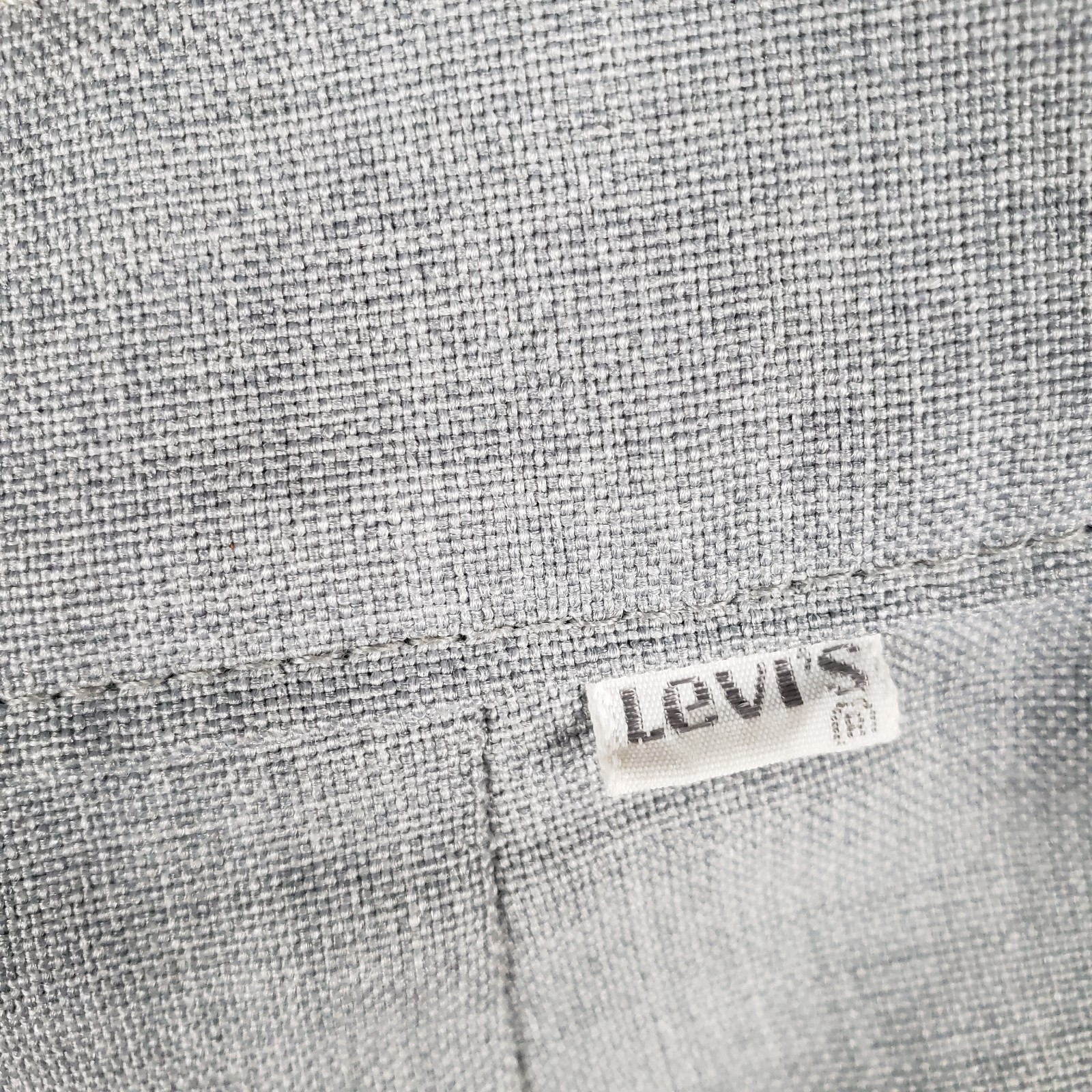 Vintage 80s Levis Pants Womens 27×30 Gray Bend Over High Waist Straight size 14