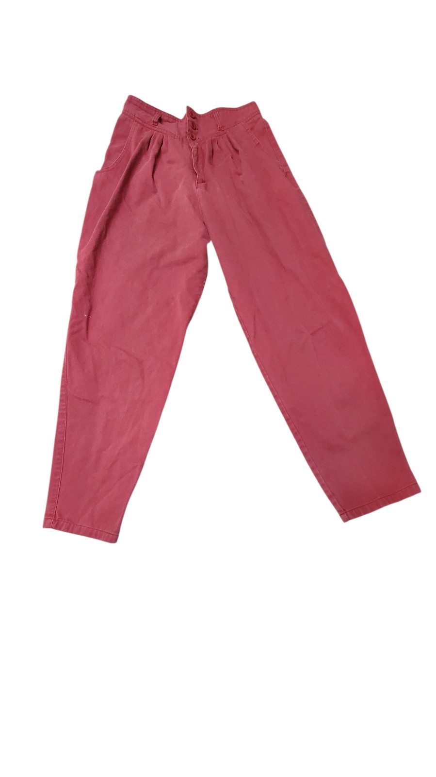 Vtg Bonjour High Waisted Pants Pleated 80s 90s Size 11/12 Tapered