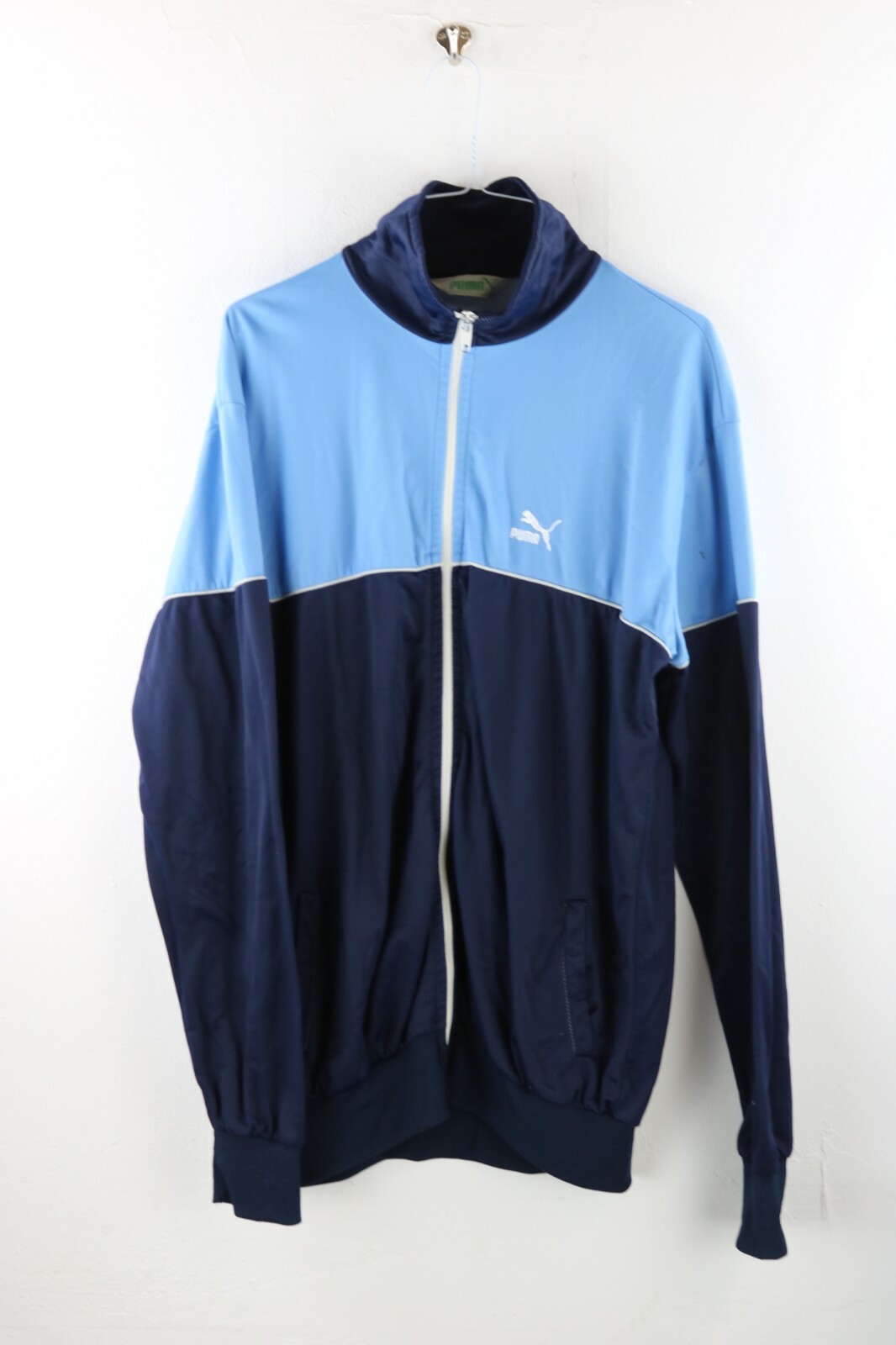 PUMA Vintage Herren Trainingsjacke Gr. 6 ca. M track jacket Blau MT6