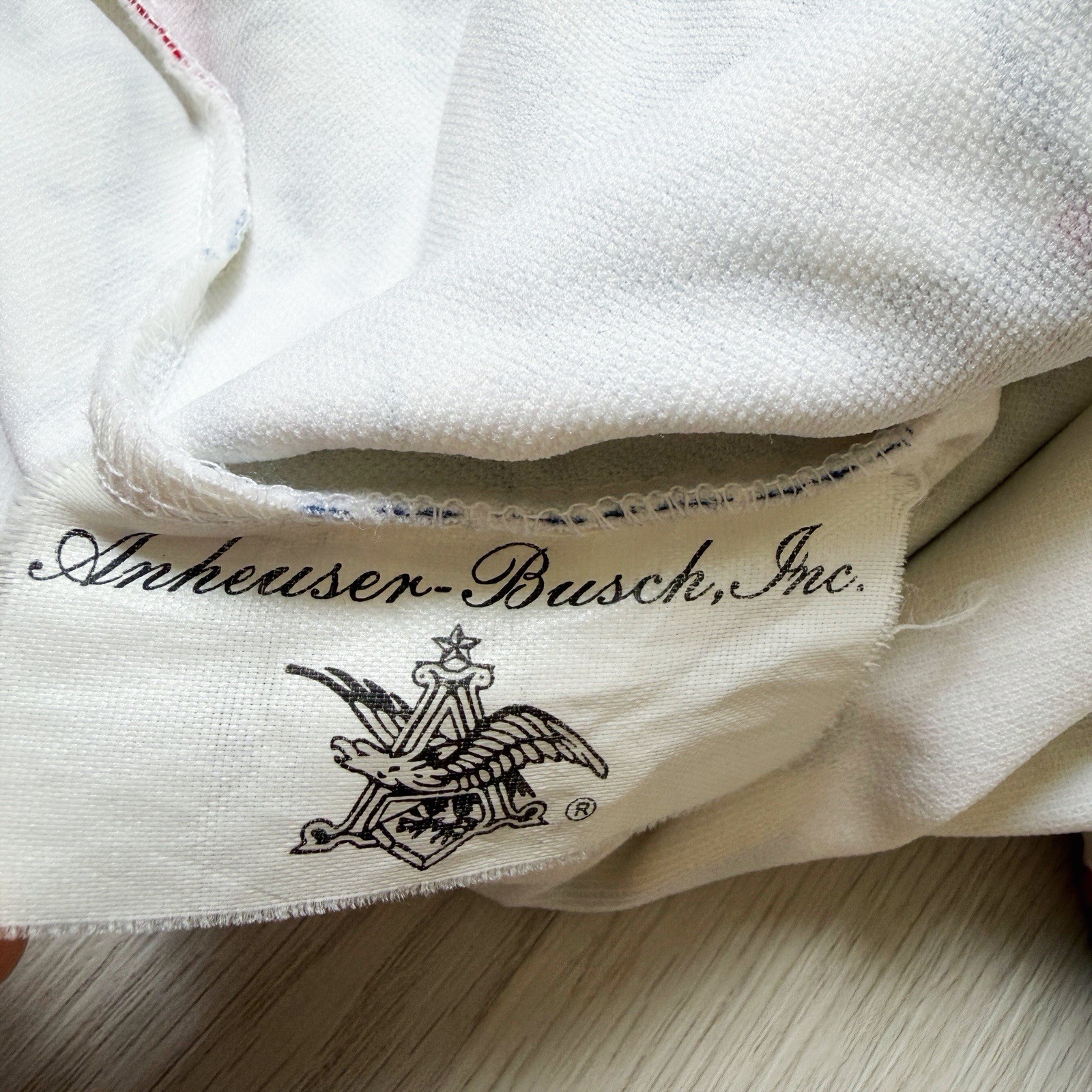 VTG Budweiser Beer Swimsuit Womens 9 One Piece 90s Anheuser Busch Retro Festival
