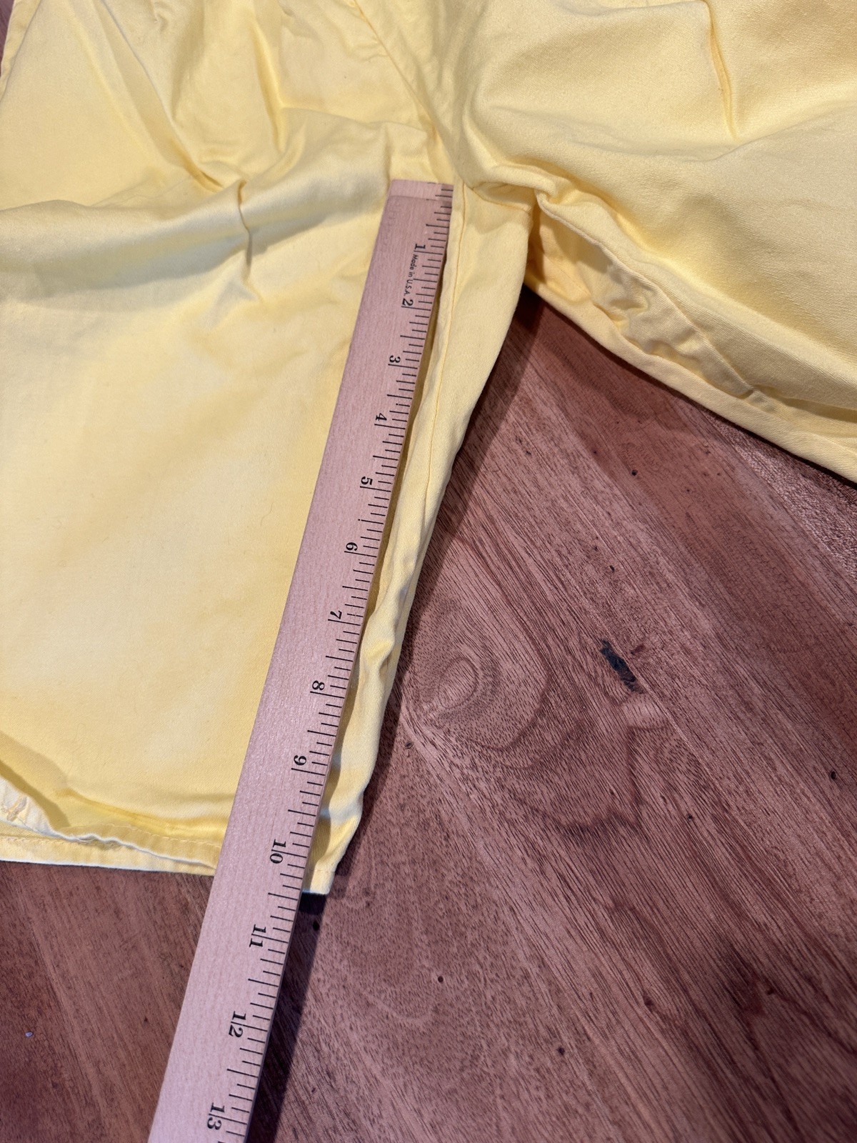 Vintage Bright Yellow High Waisted Shorts Pleated Women’s Retro Side Zip