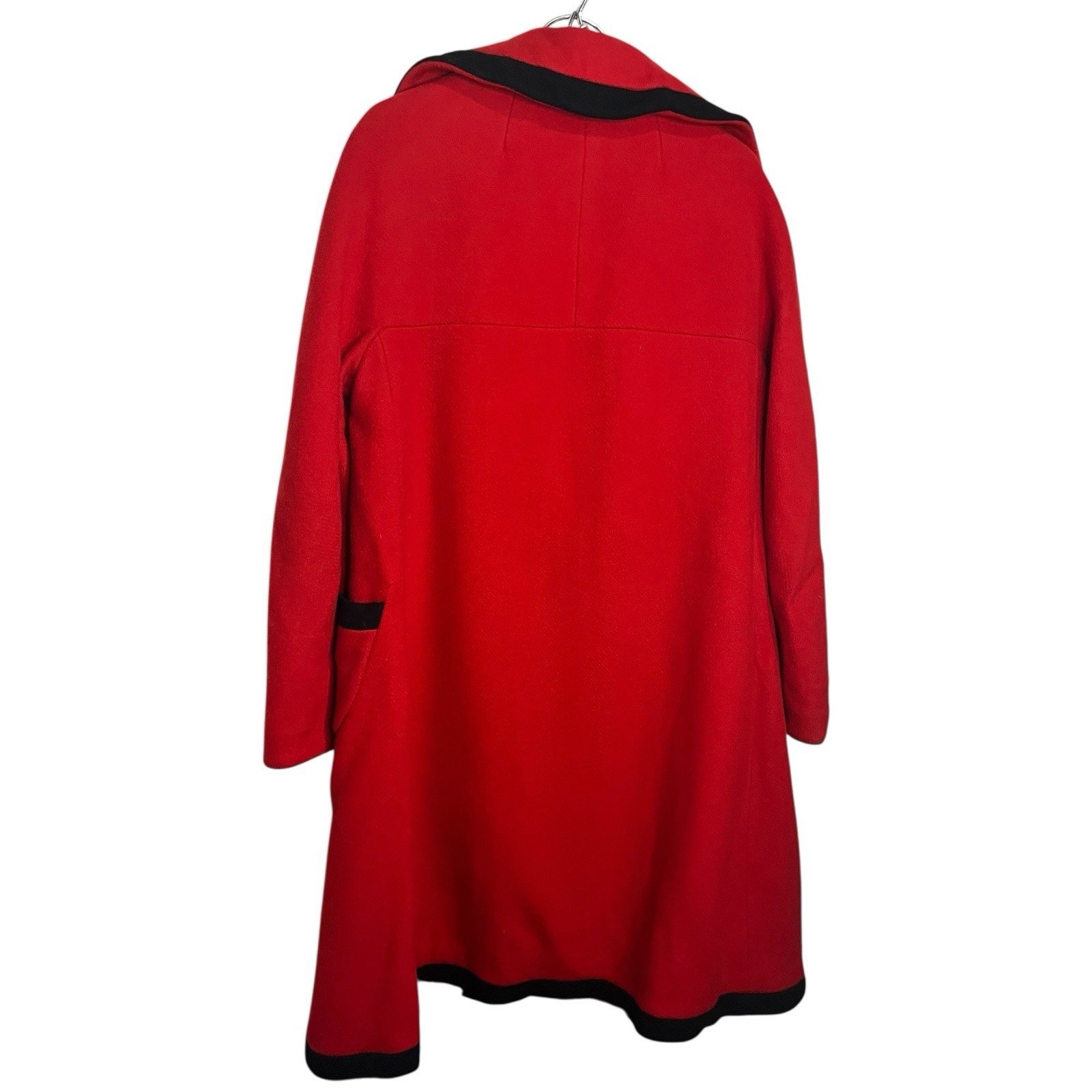 Vtg 60s Bromleigh Red Coat
