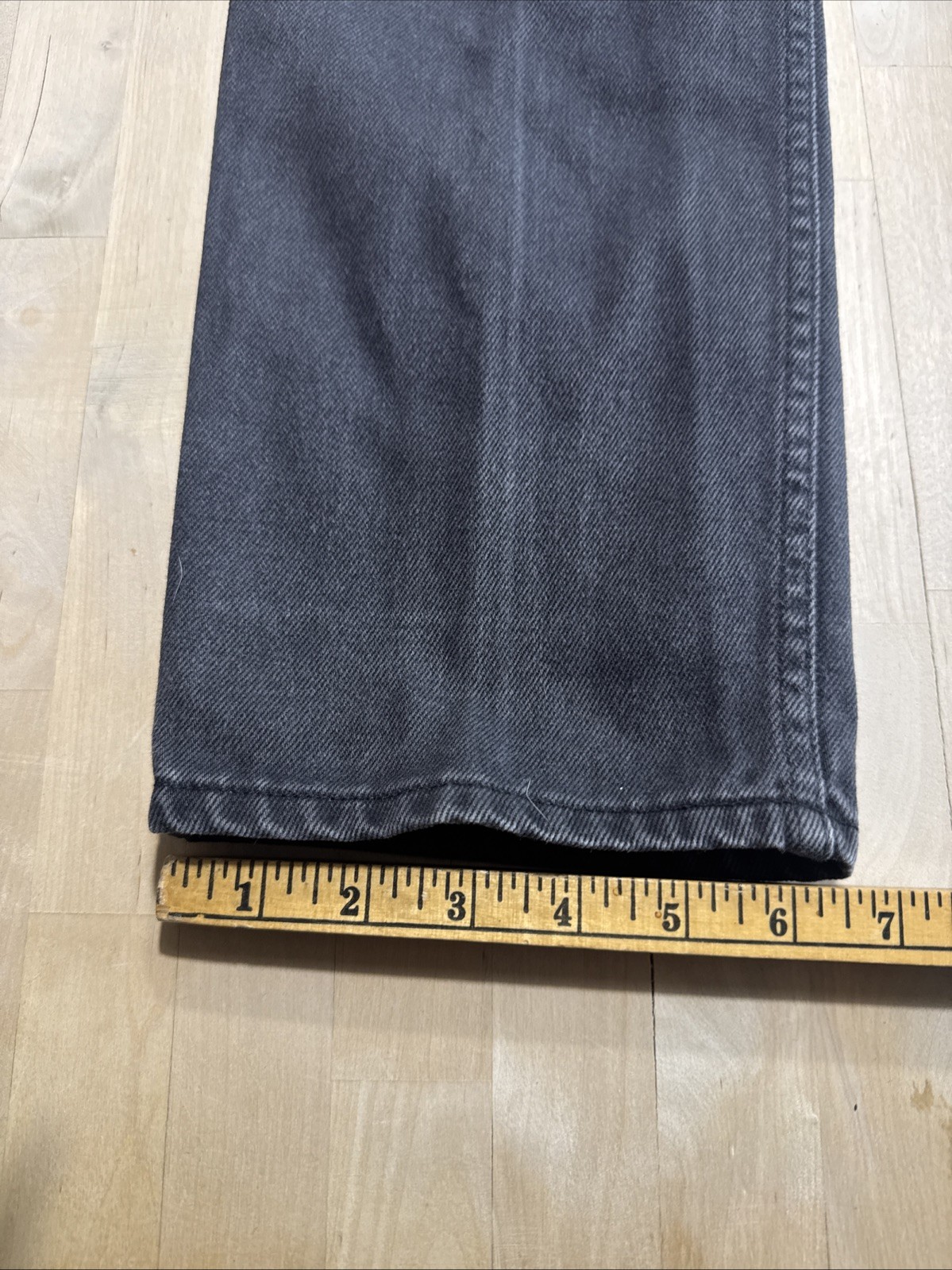 Vtg Lawman World Class Superior Fit High Waised Western Jeans Size 24×34 Black