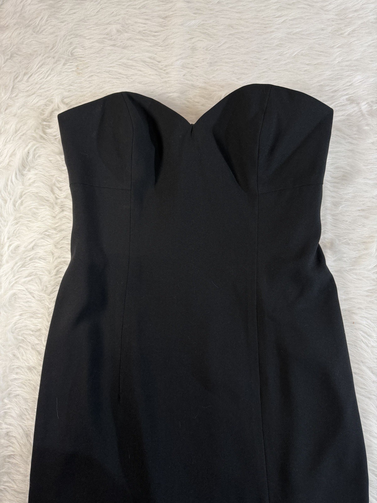 Vintage ’80S A J BARI Sweetheart Neckline Strapless Evening Gown Size 14