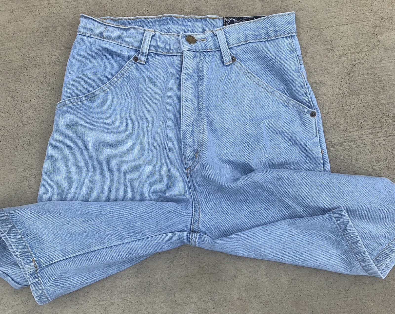 Not Guilty USA High Waist Denim Shorts 9/10 28 In Waist Talon 42 Zipper Jorts