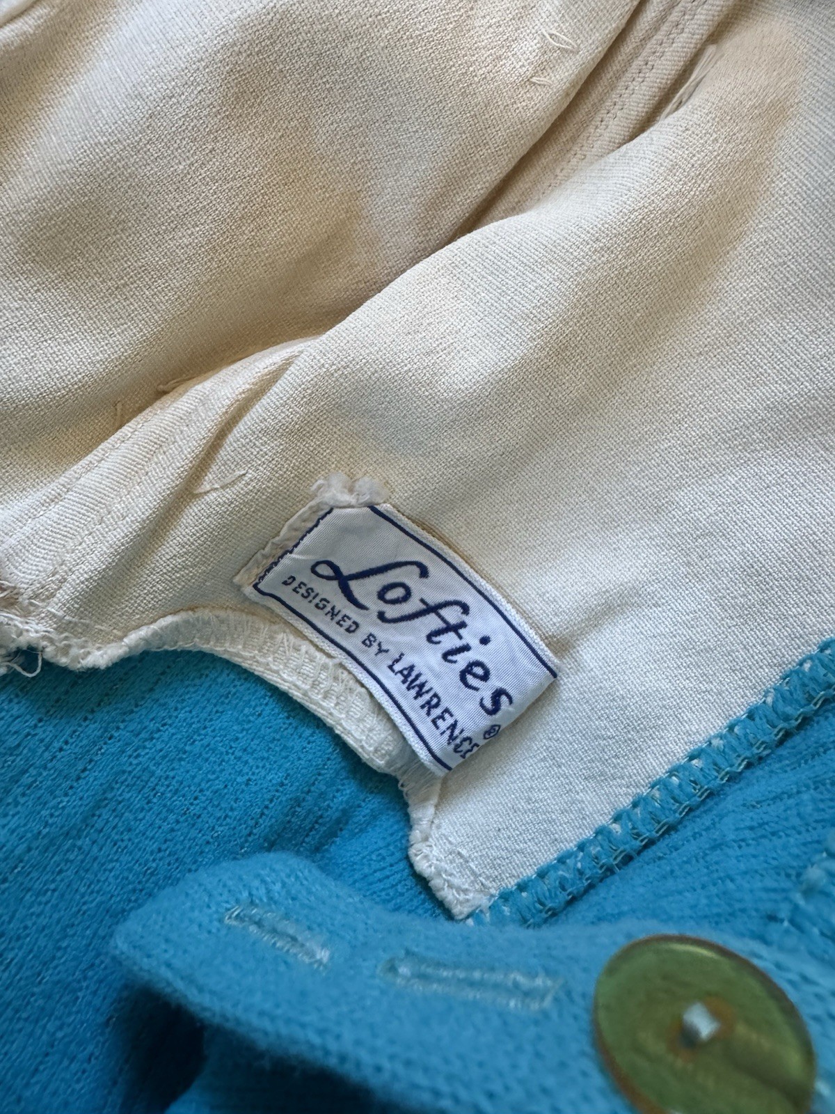 1950s Vintage Lofties By Lawrence One Piece Swimsuit XS