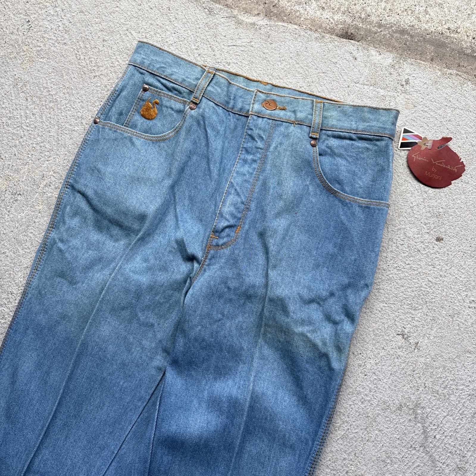 Lot Of 2 70s Deadstock Gloria Vanderbilt Murjani Jeans Womens Denim 10 Vintage