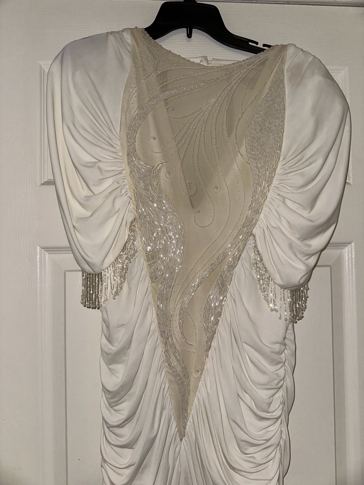 VINTAGE wedding Karen Okada By David Howard Lace Womens white Dress M