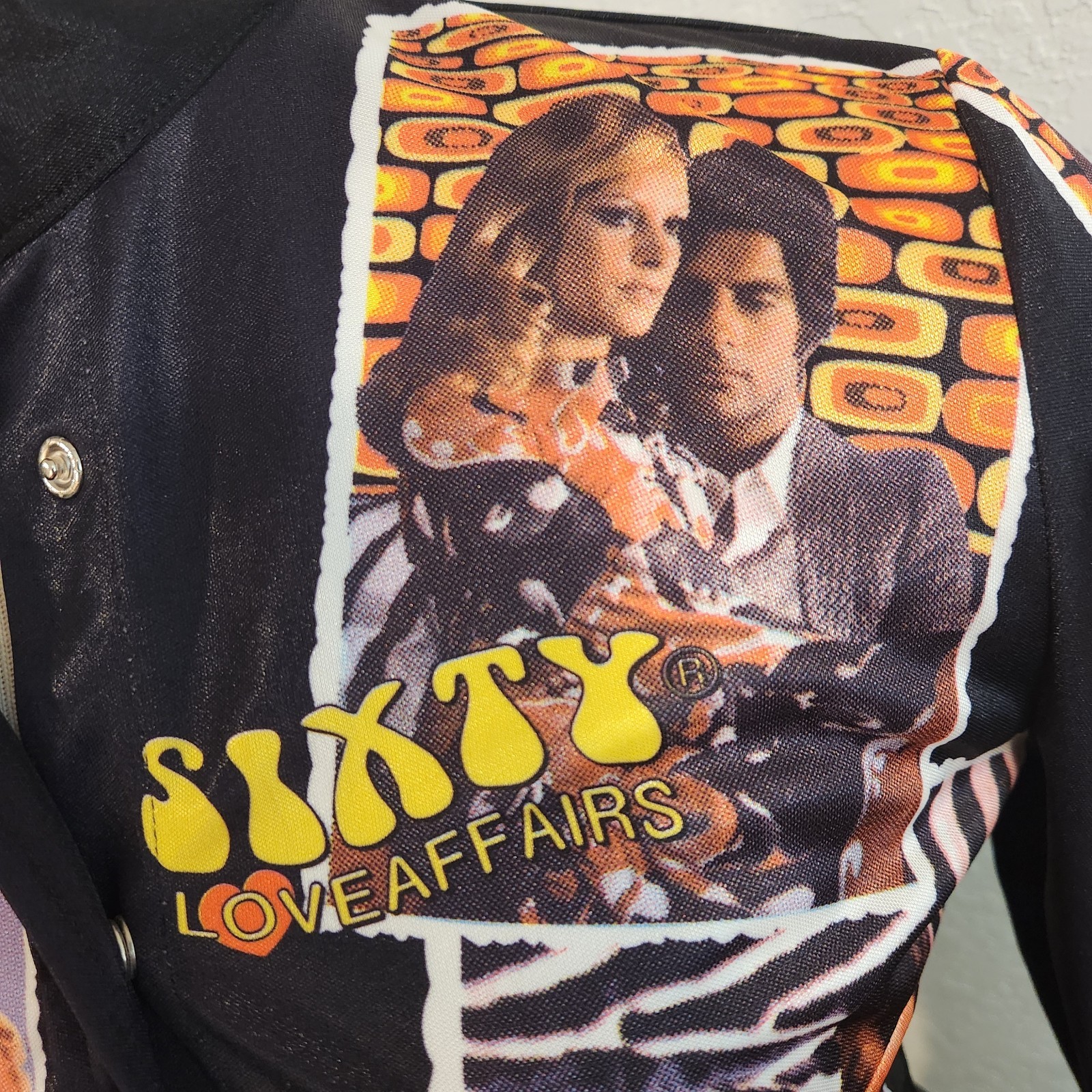 SIXTY Love Affairs Shirt: Sz M Romance Collage Made In Italy Y2K Vintage RARE