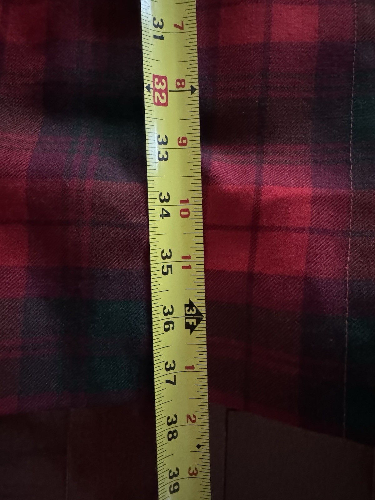 Vintage Florence Walsh Red Green Plaid Kilt Scottish Skirt No Size READ