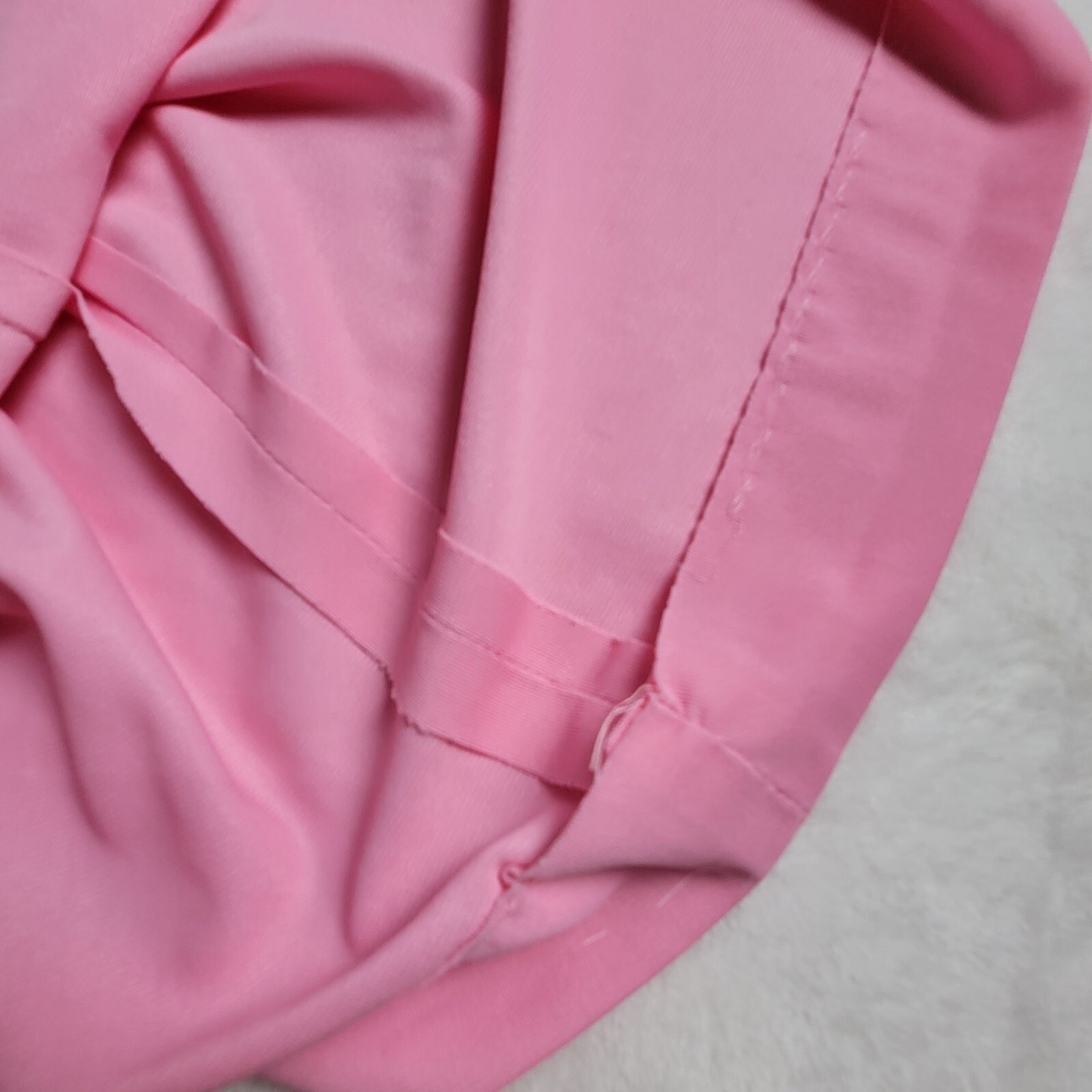 Vintage Kristie Lou Juniors Long-Sleeve Ruffled Maxi Dress Pink Empire Waist