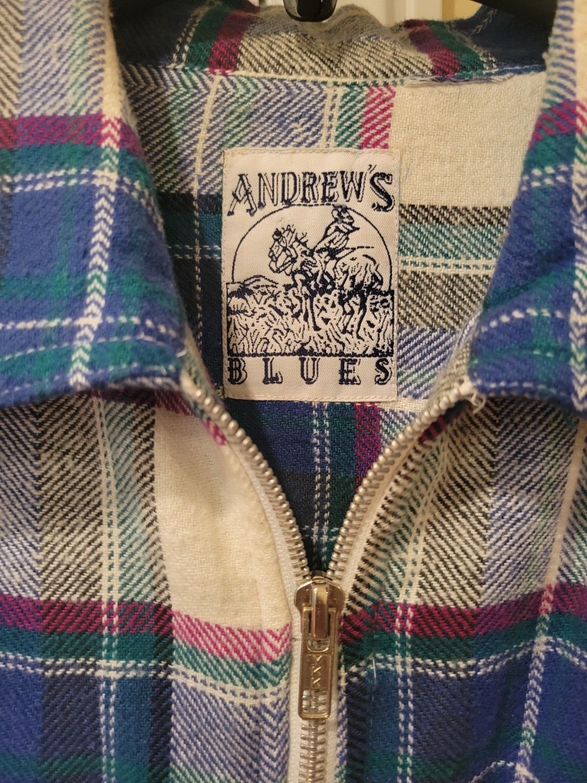 Vintage 90’s Women’s Zip Up Flannel Shirt/Jacket
