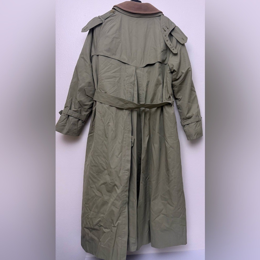 VTG 80’s Burberrys Trench Coat Full Removable Lining Nova Women’s 14 Extra Long