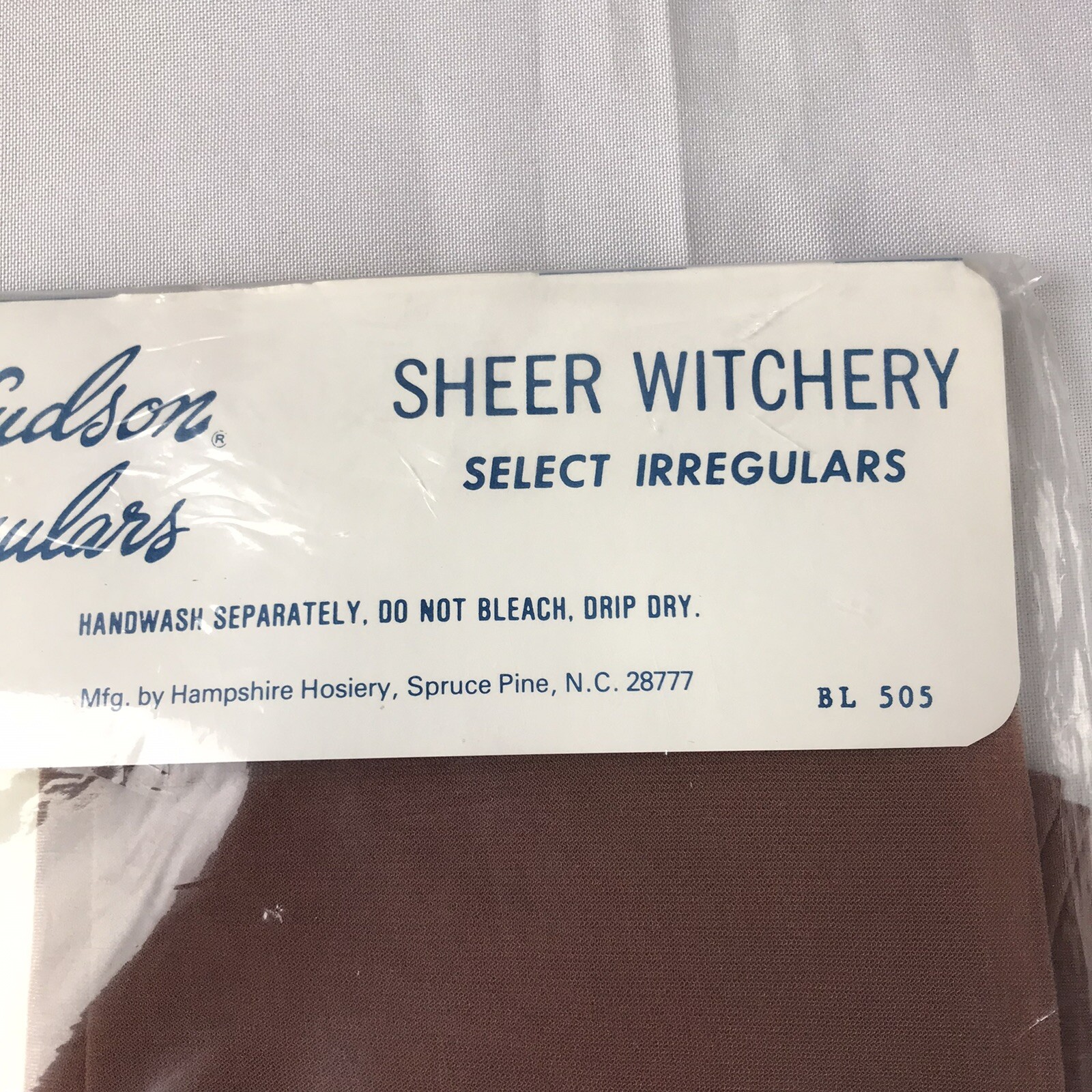 nos vtg Hudson Irregulars Size A Support Pantyhose Gay Taupe Fits 90-110lbs 078