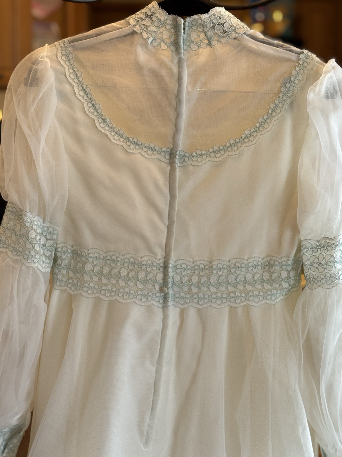 Romantic Bohemian Handmade Vintage Wedding Dress