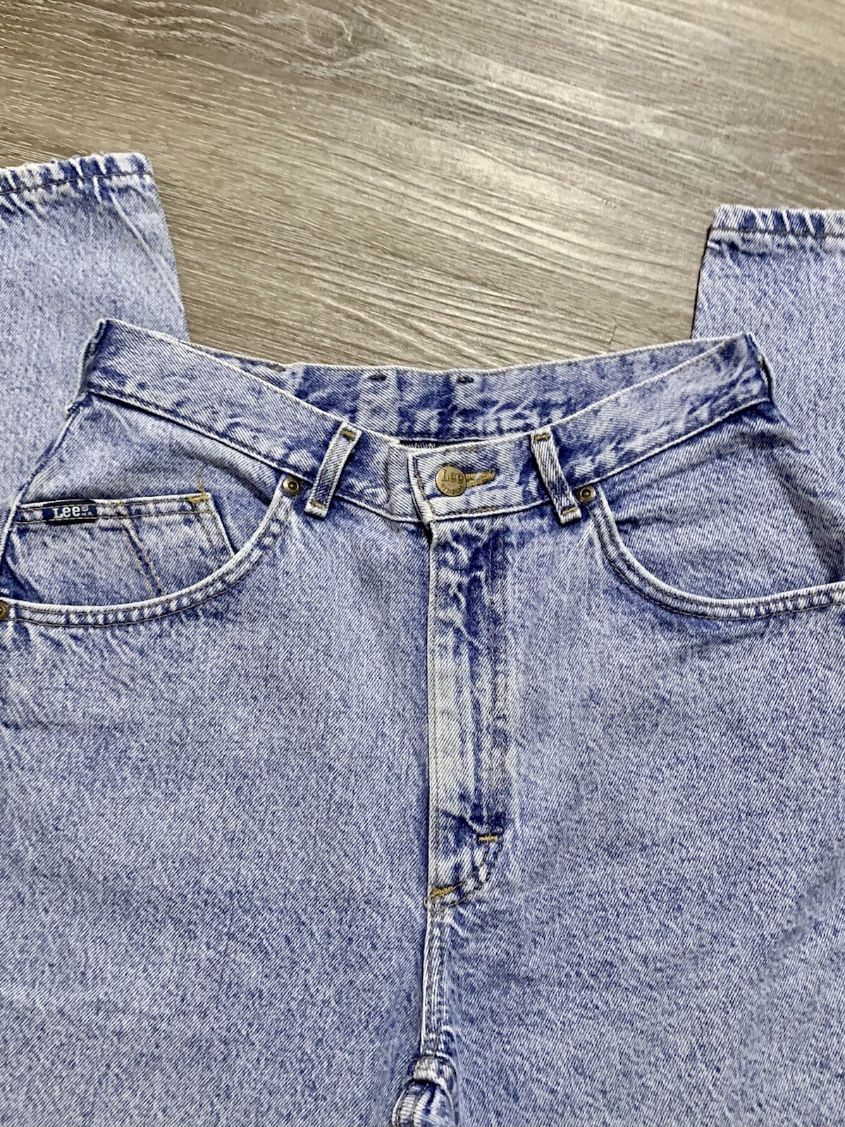 Vintage Lee Riders Women’s Stone Washed Mom Jeans Size 11 High Waisted VG+