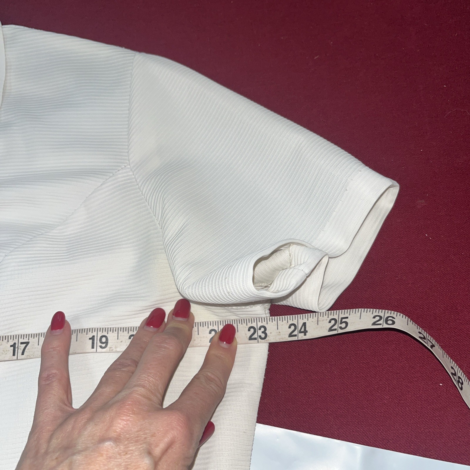 NURSE White 1/2 Button Dress 2xl Point Collar, Pockets Short Sleeves Ratched VTG
