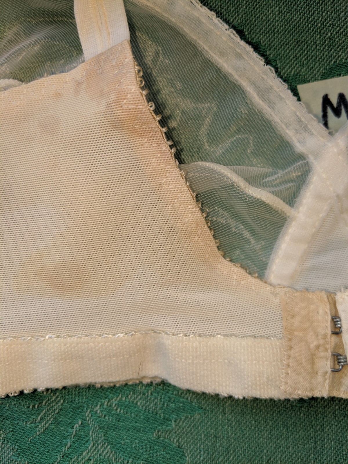 Vintage women’s bra cream Bestform 34 C 1960′ 70’s